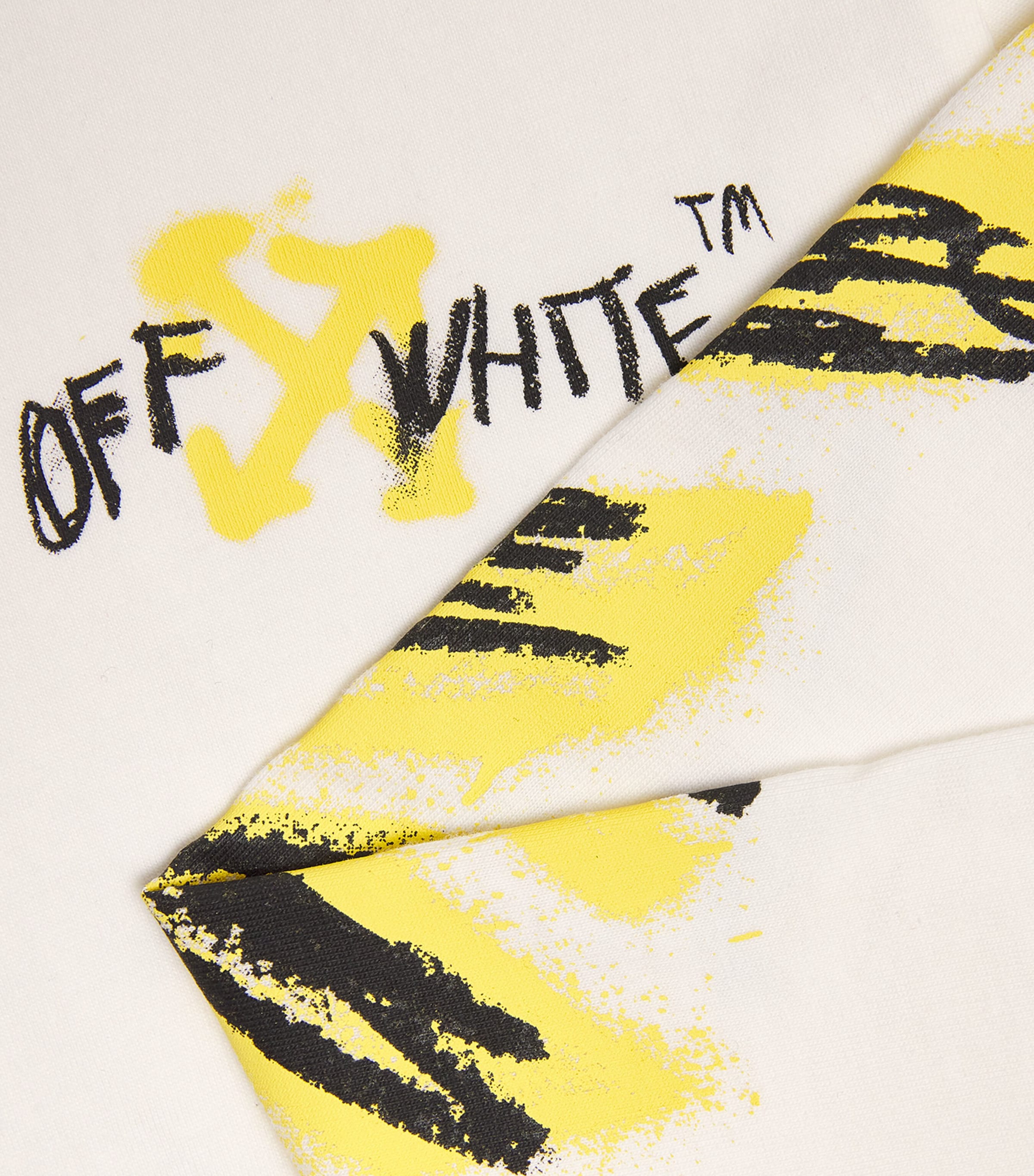 Long-Sleeve Diagonal T-Shirt (4-12+ Years) WHITE Image 3