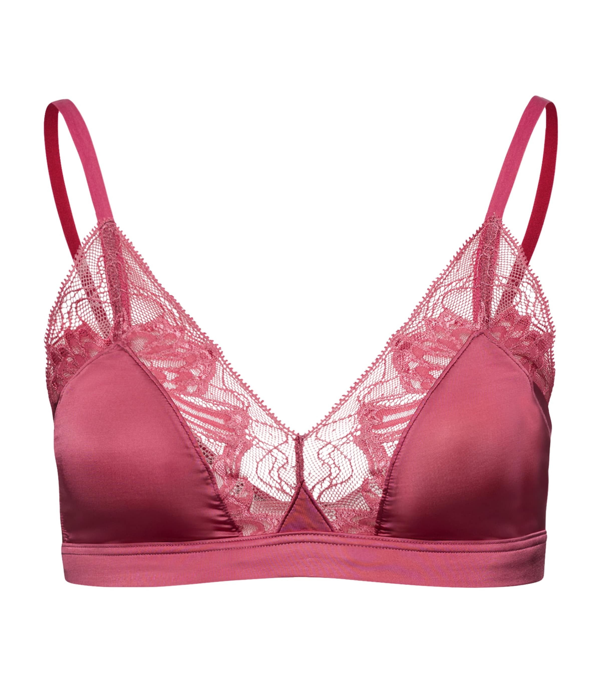 Shop Hanro Eva Soft Cup Bra In Red