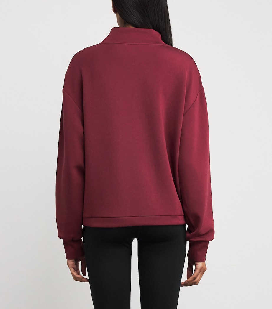 Cowl-Neck Betsy Sweatshirt NEW MAROON Image 4