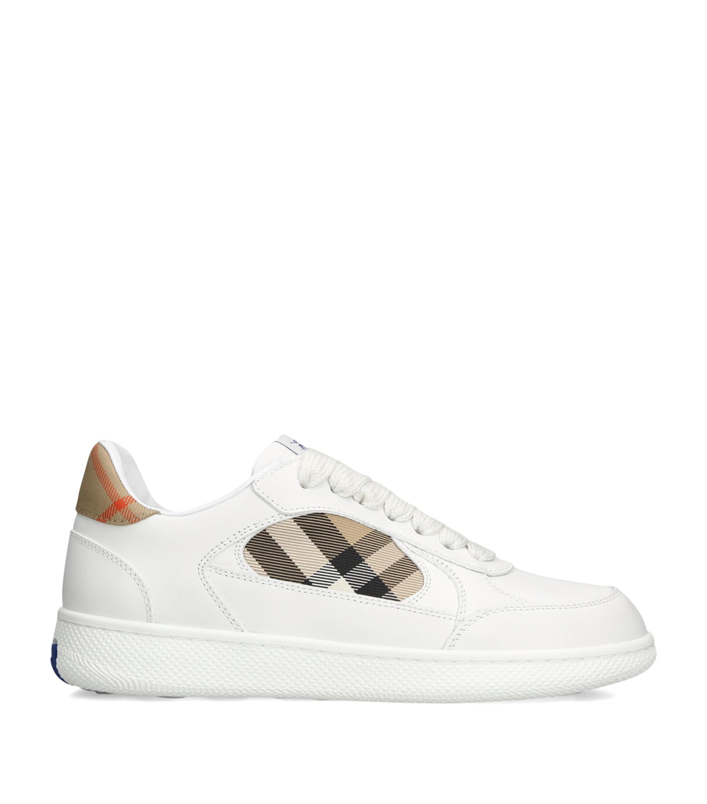 Leather Check Terrace Sneakers WHITE/COMB Image 1
