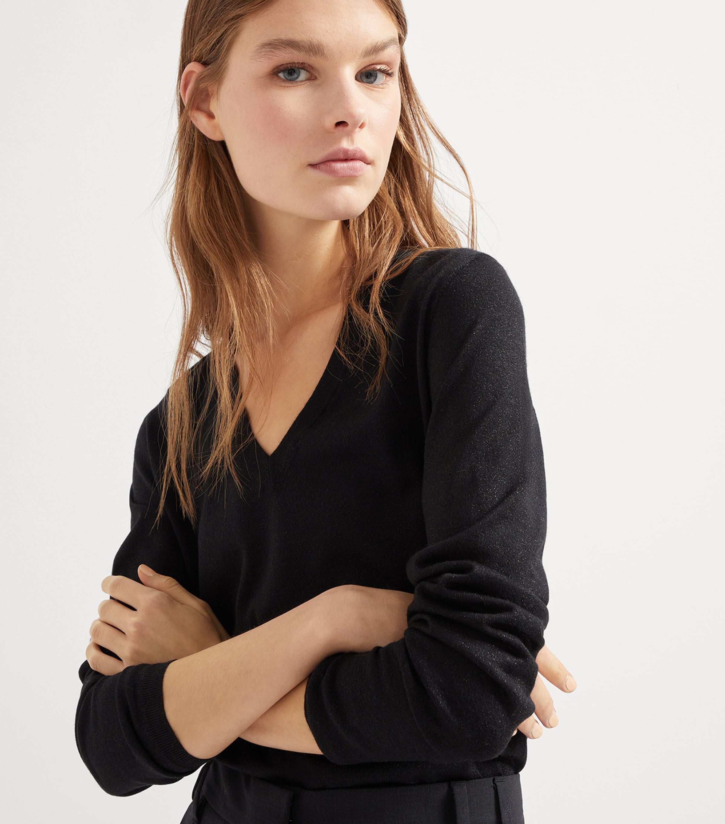 Brunello Cucinelli Womens Cashmere-Silk-Blend Sweater Image 5