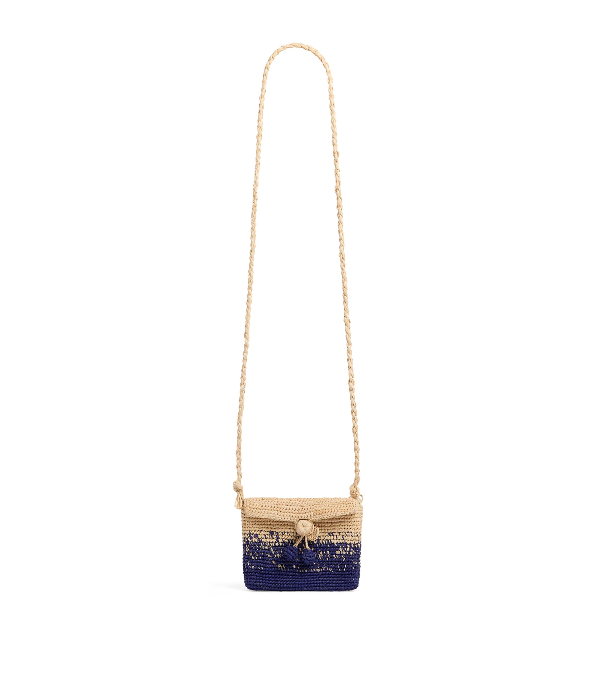 Bonpoint Raffia Cross-Body Bag Marine Image 1