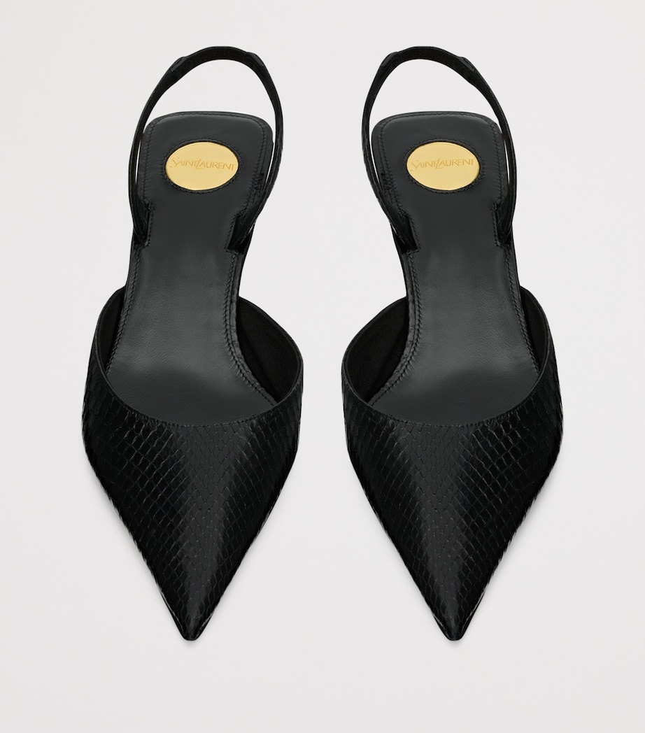 Python Leather Misty Slingbacks 55 1000 Image 2