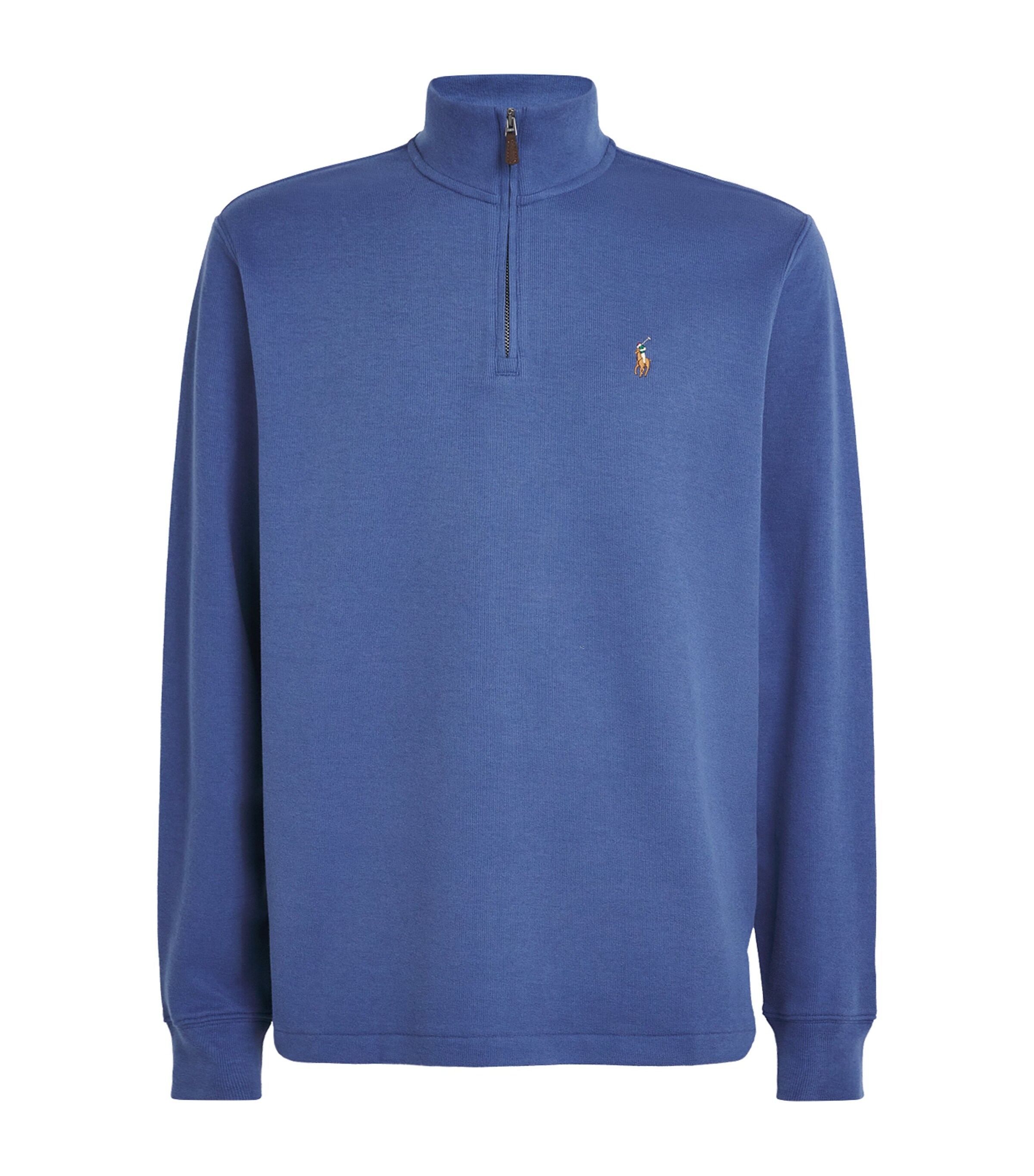 Ralph Lauren POLO by Ralph Lauren Half-Zip Sweatshirt, Men's Size L cotton navy blue type Vintage Second Hand