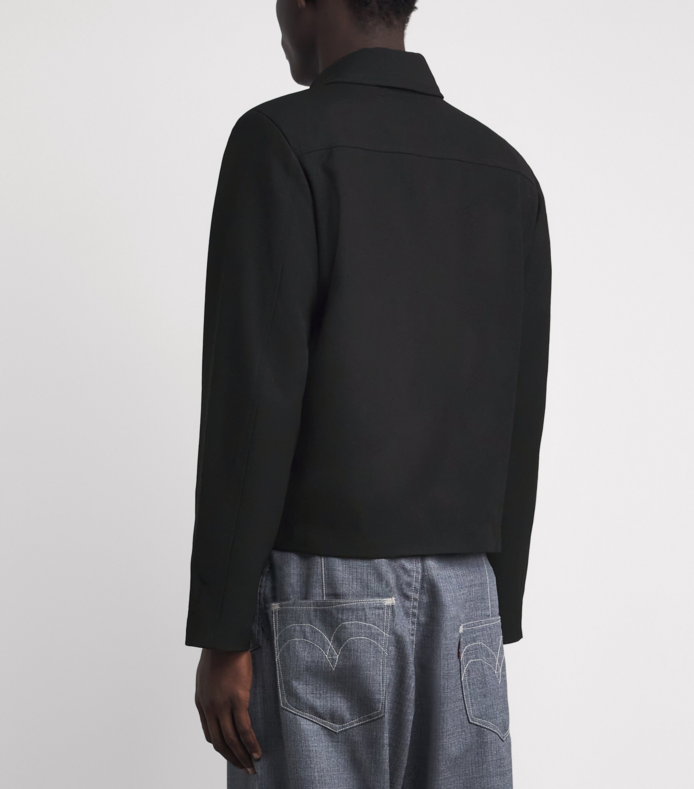 Won Hundred Mens Dutton Boxy Jacket Black Image 5