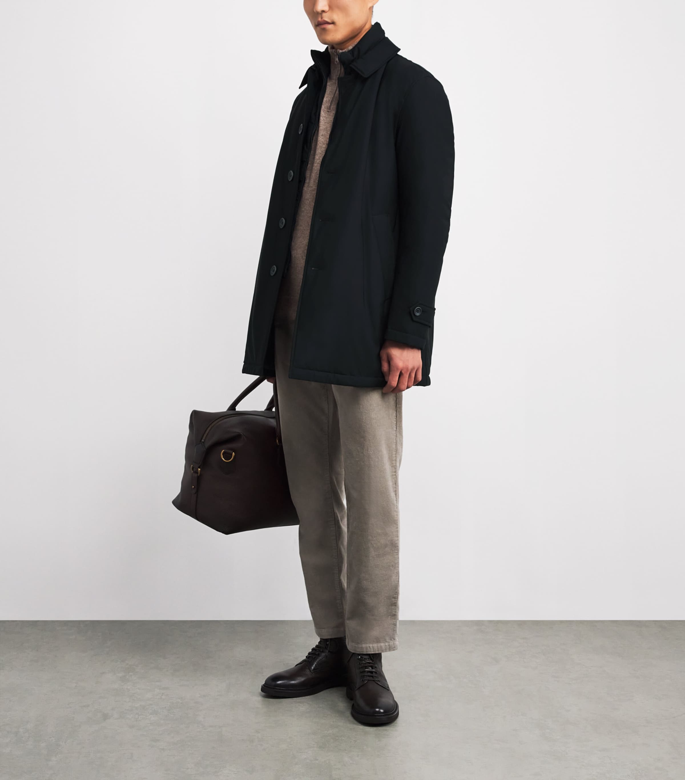 Down Water-Resistant Washington Overcoat 9200 BLUE Image 2