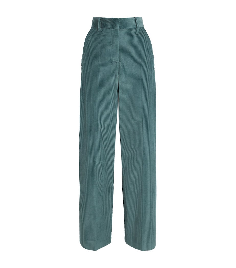 Corduroy Straight Trousers OIL Image 1