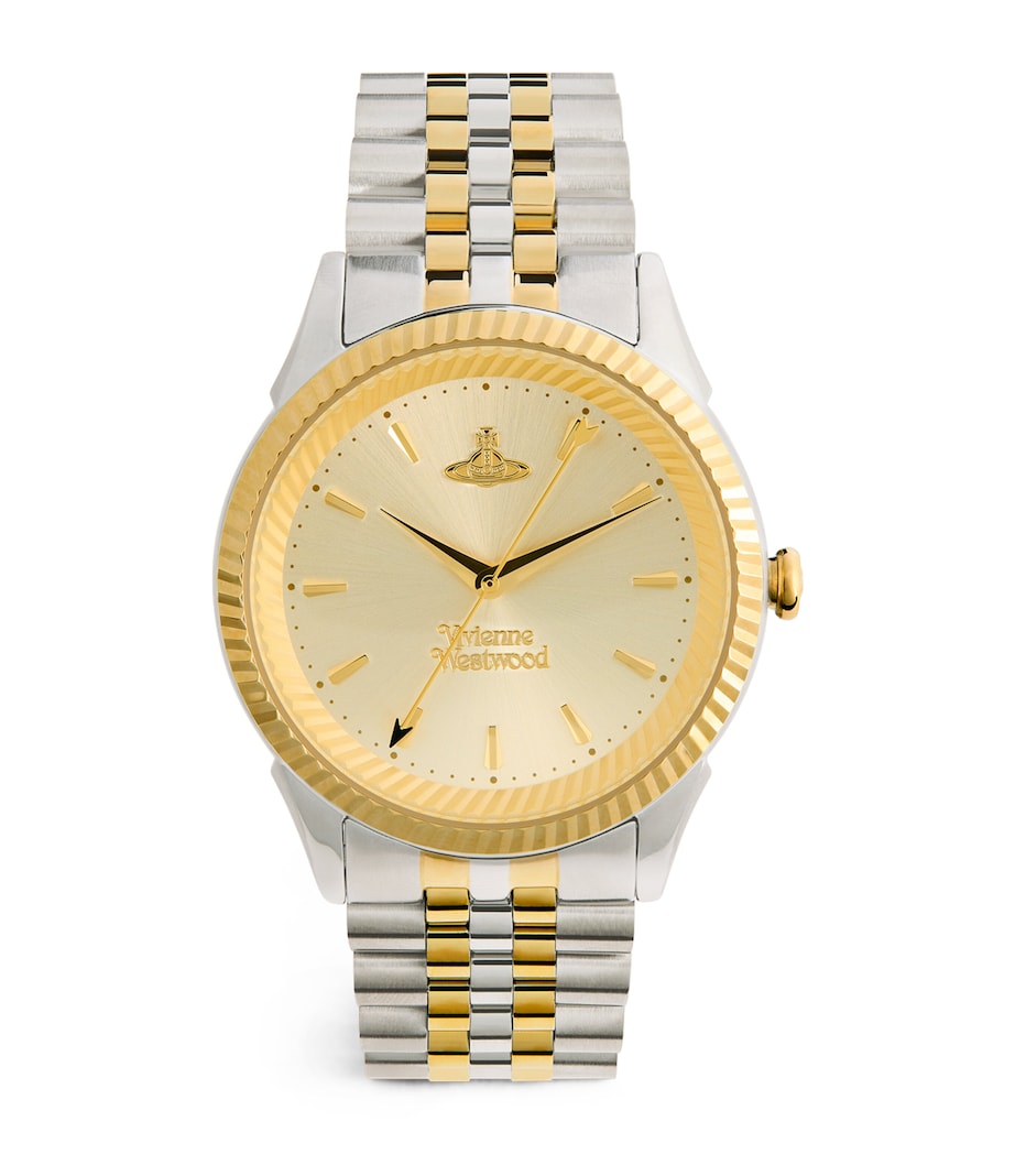 Vivienne Westwood Stainless Steel The Seymour Watch 38mm Silver/gold Chmpagne Image 1