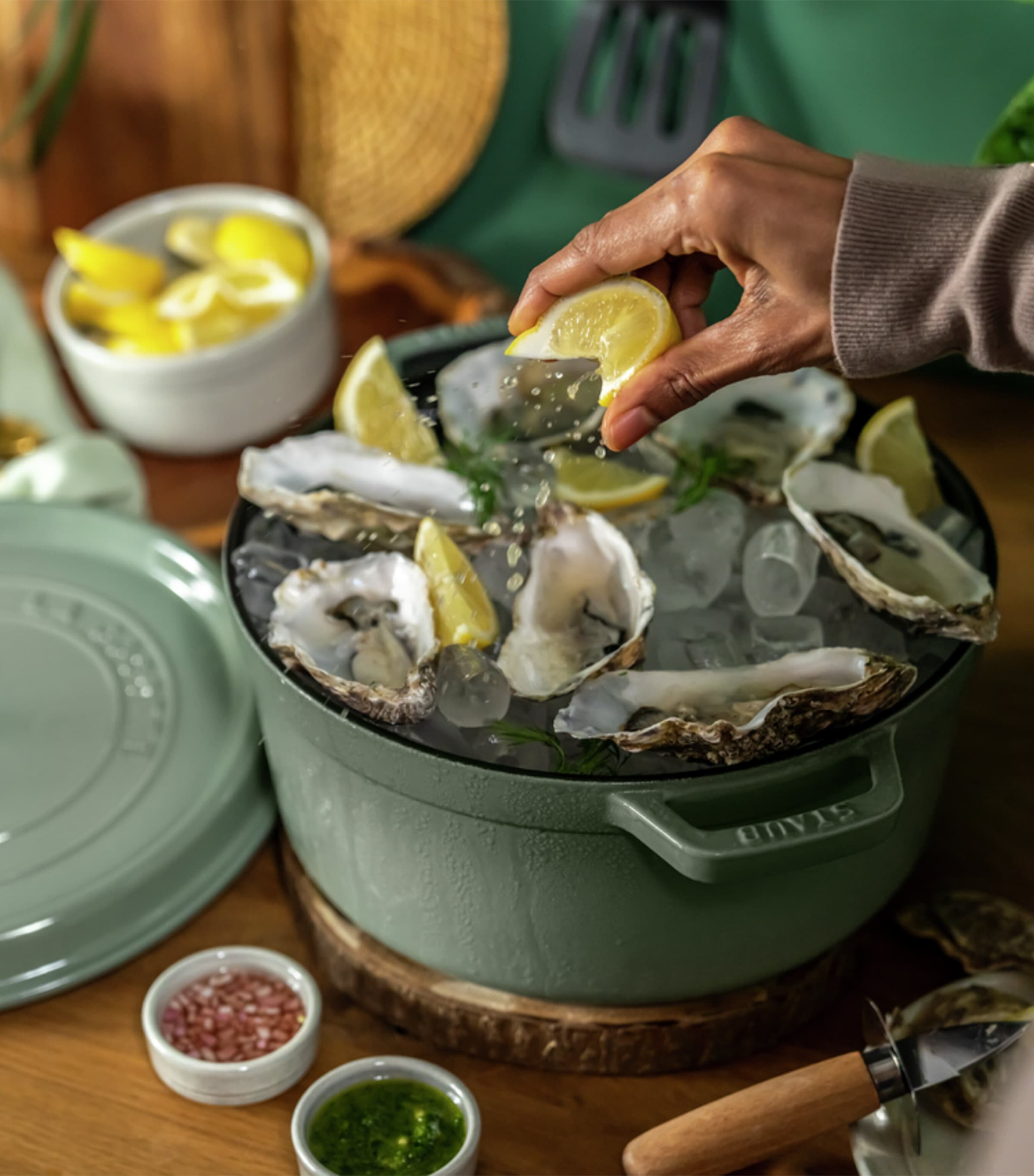 Staub Round Cocotte (26cm) | Harrods US