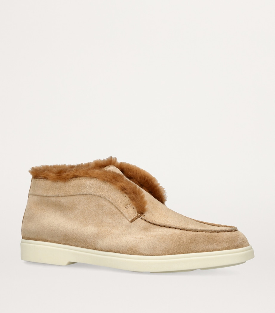 Suede Fortune Ankle Boots CAMEL Image 3