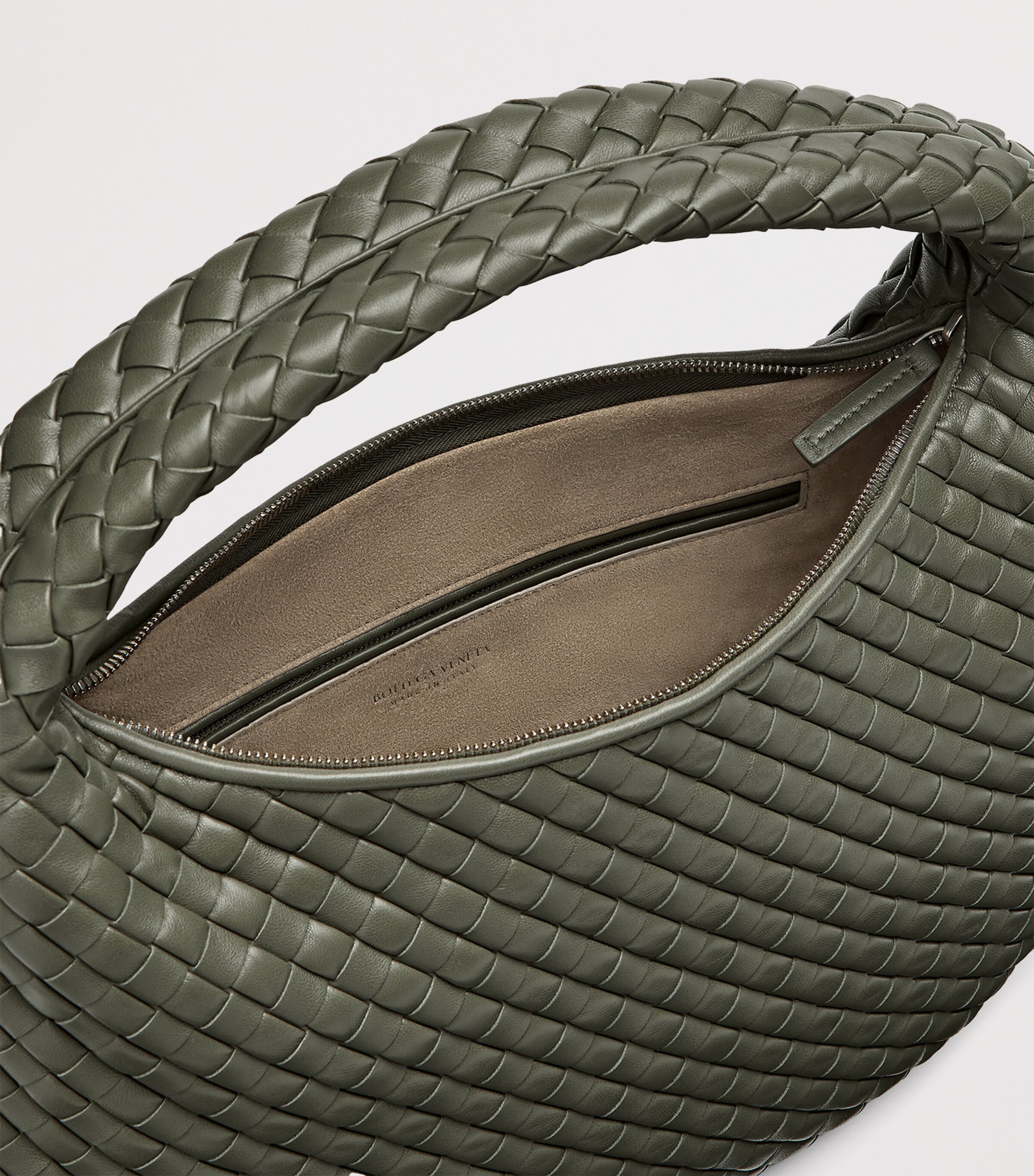 Leather Intrecciato Veneta Shoulder Bag 3292 Image 7