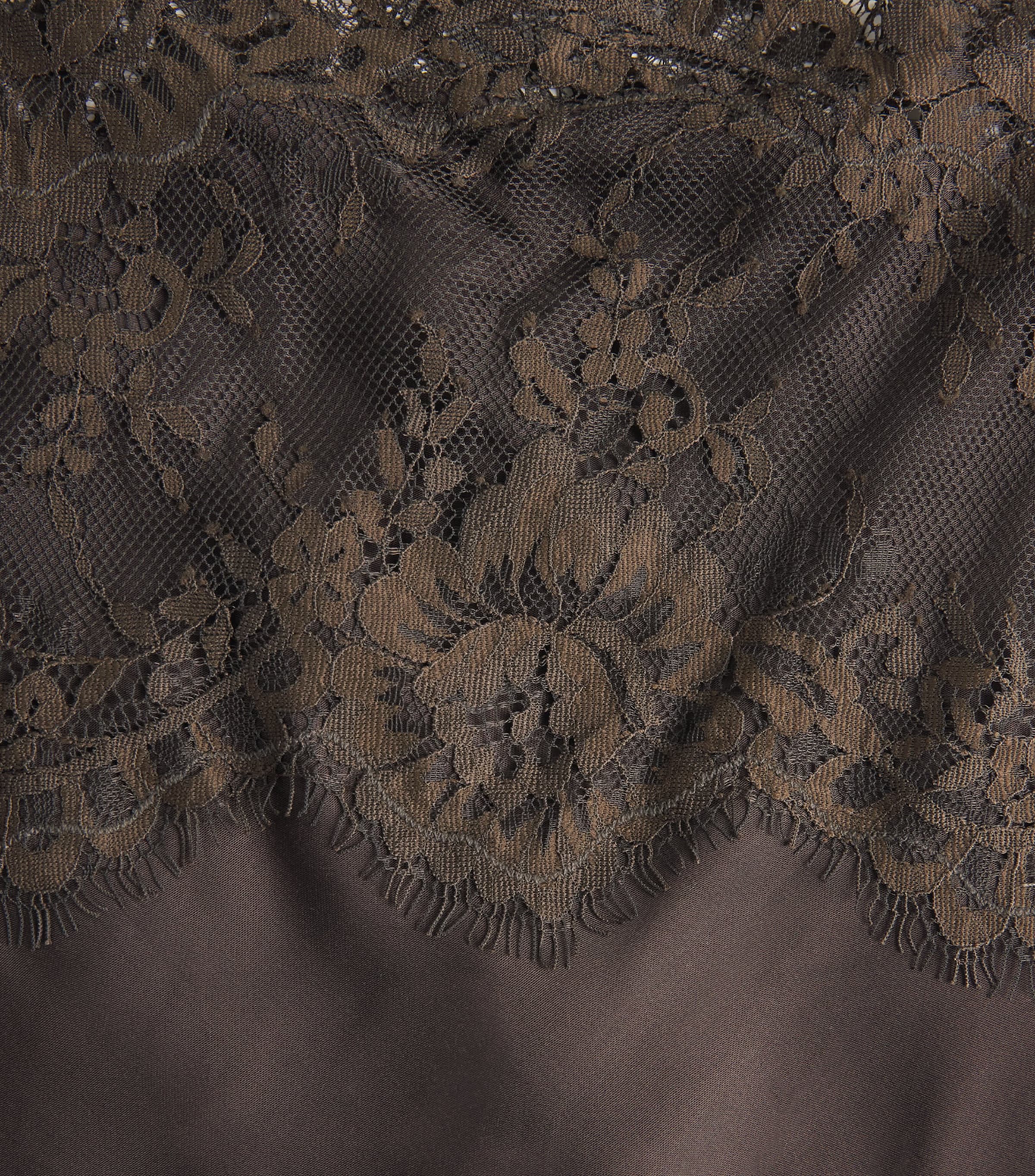 Herskind Womens Lace-Detail Linnea Cami Top Java Brown Image 6