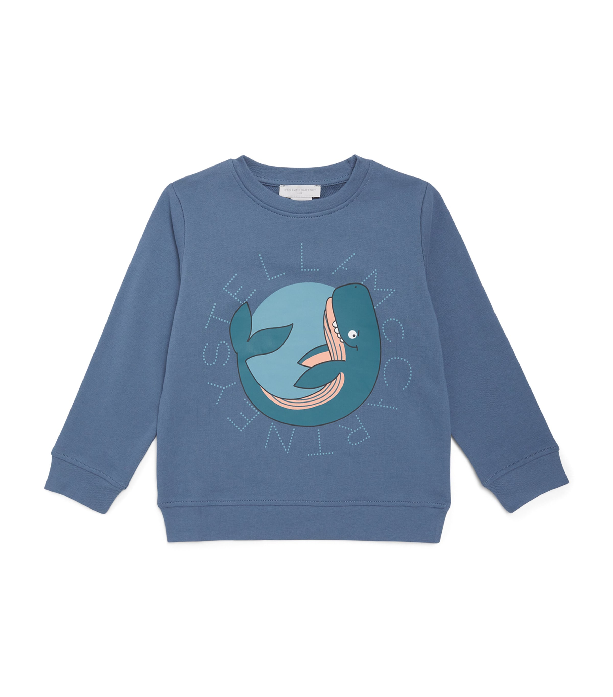 Stella McCartney Kids Organic Cotton Whale Sweatshirt (2-14 Years) Image 1