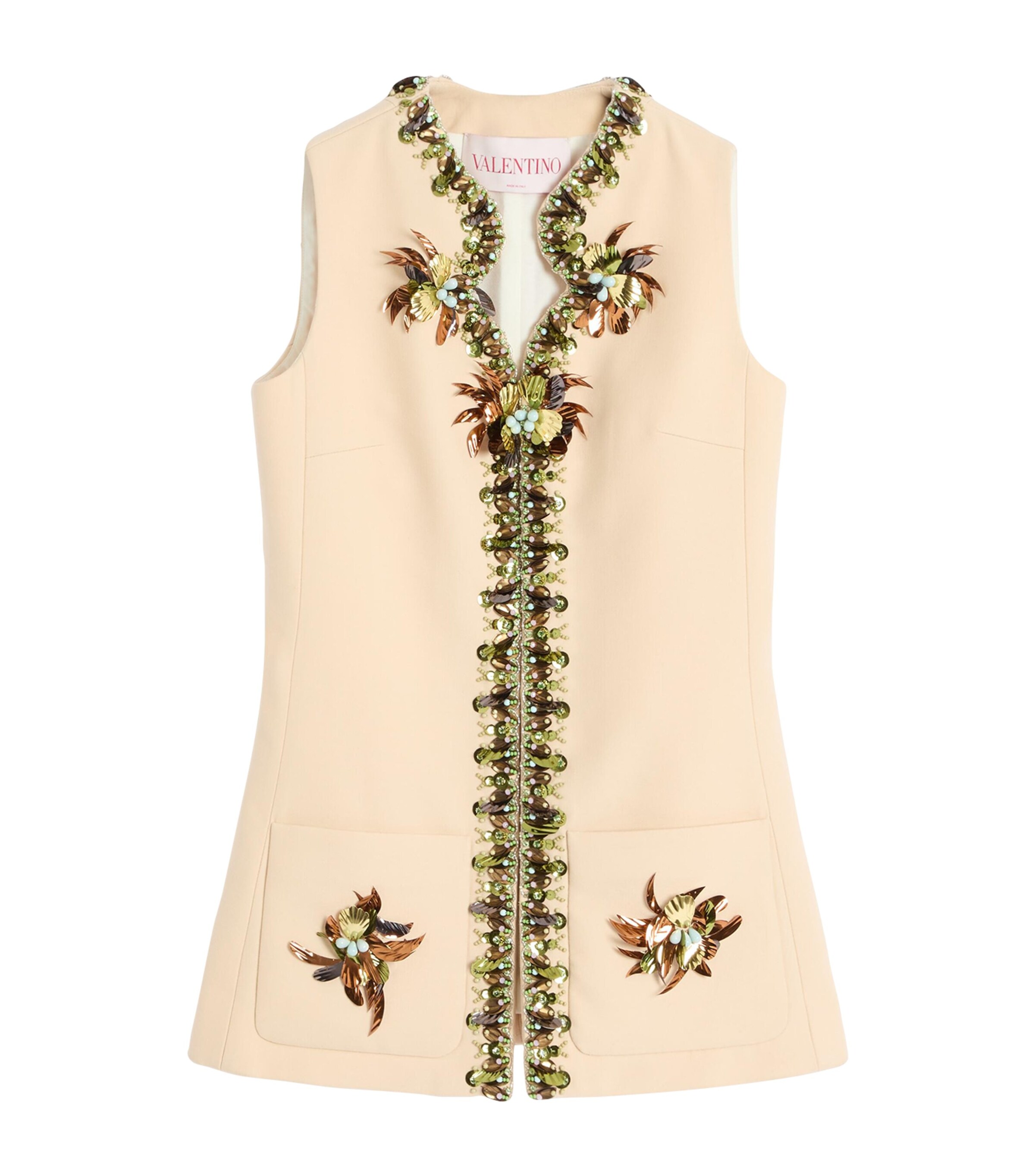 【送料&関税込】Valentino Embroidered Long Vest Valentino | Jackets & Coats | Valentino Embroidered Long