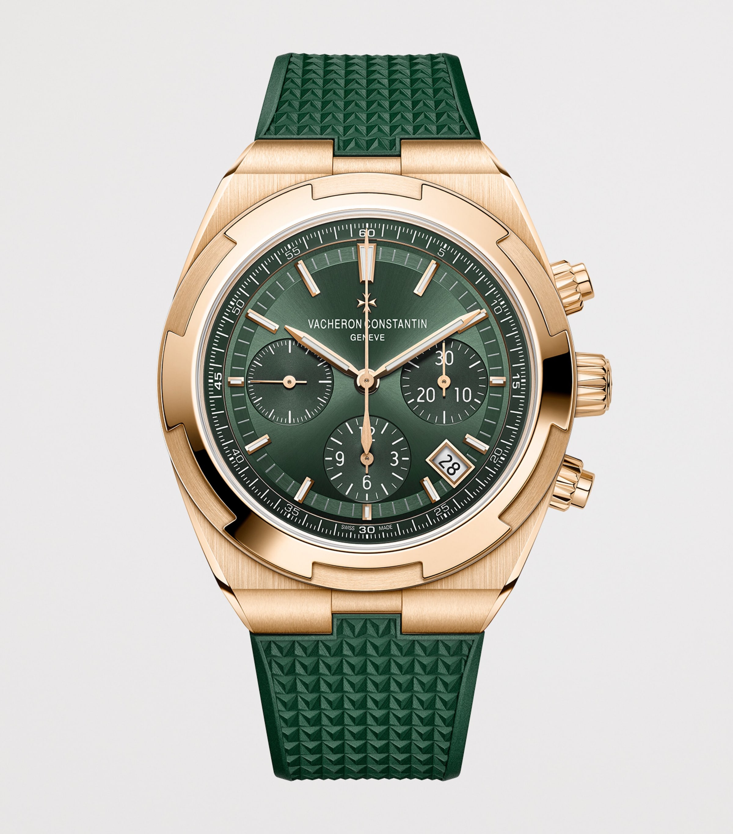 Vacheron Constantin Rose Gold Overseas Chronograph Watch 42.5mm Pink Gold Image 3