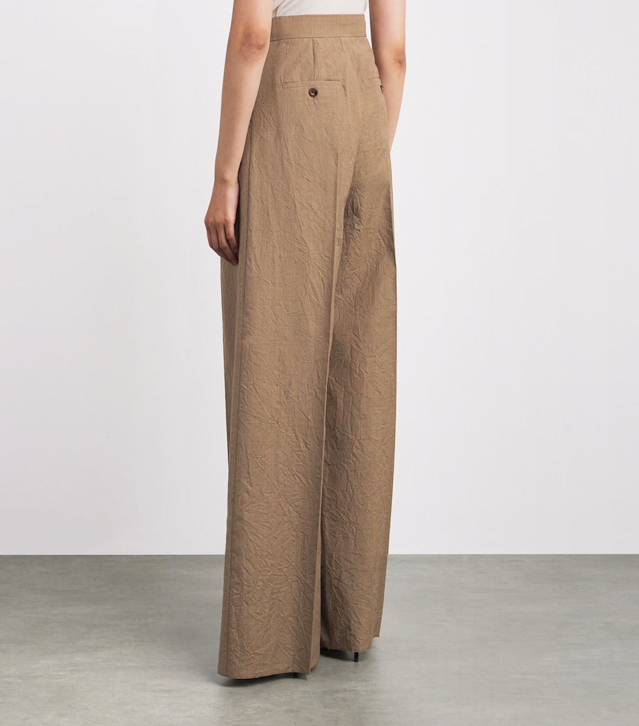 Virgin Wool Trousers HAZELNUT BROWN Image 4