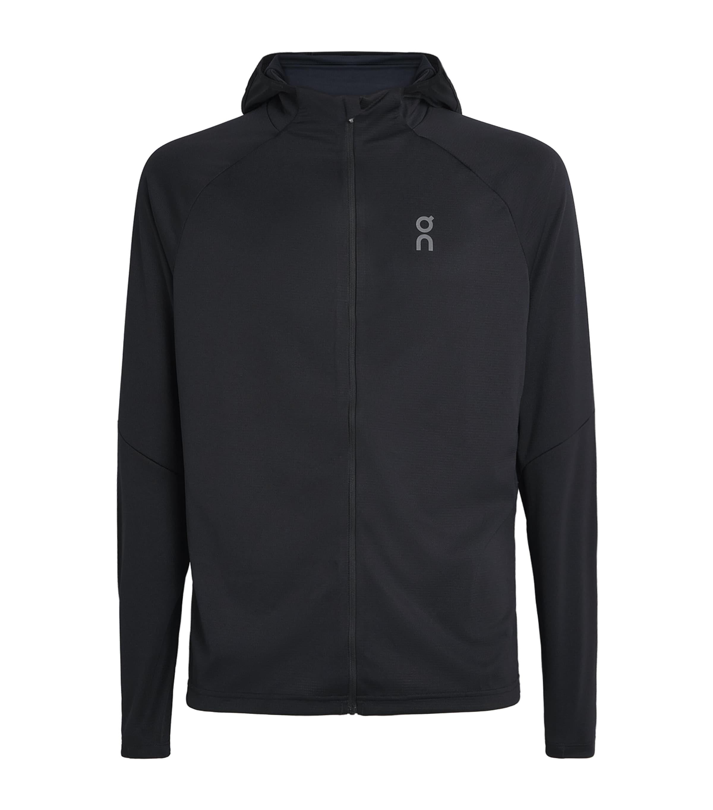 On Mens Climate Zip-Up Hoodie Black Image 1