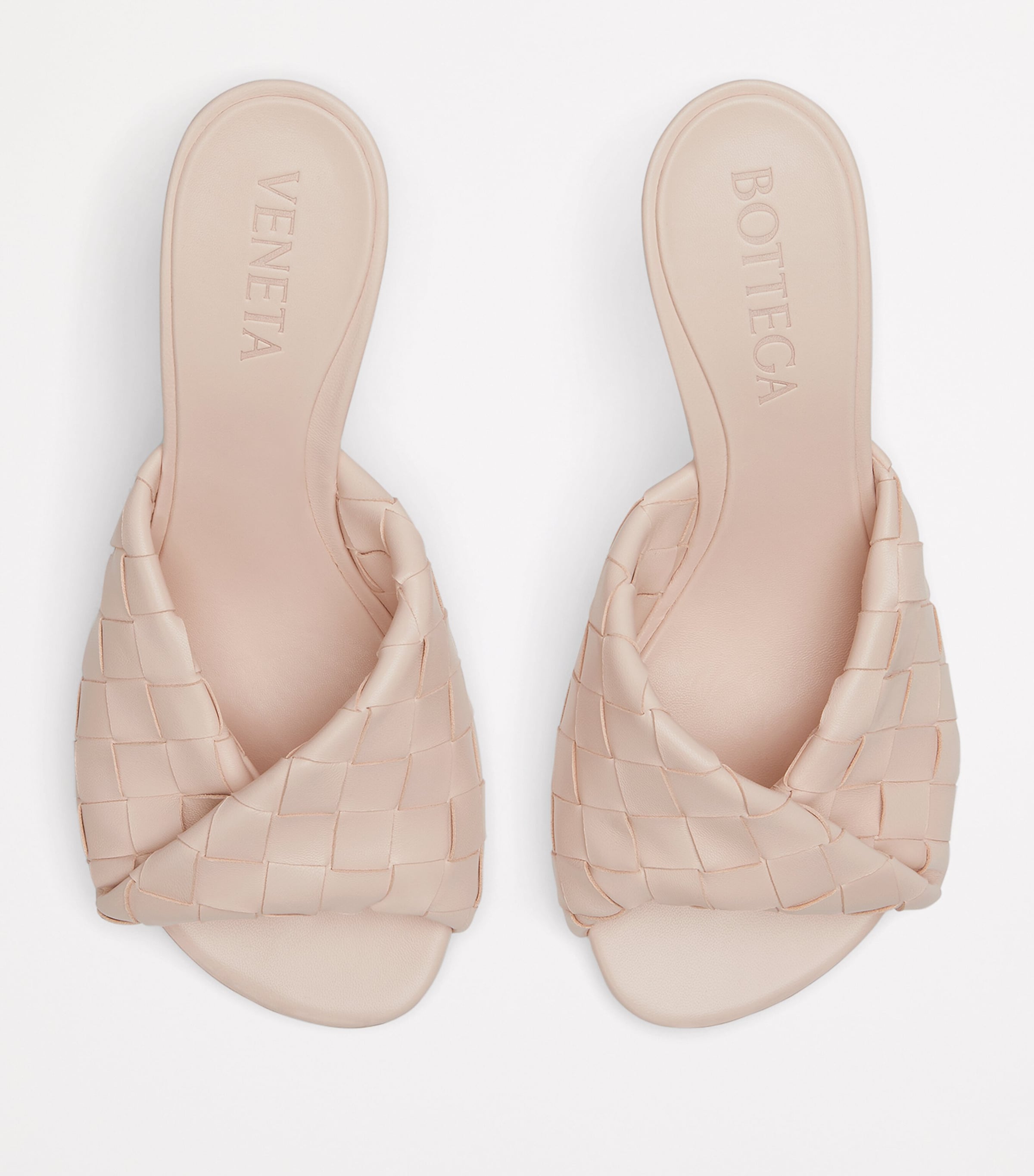 Leather Intrecciato Blink Mules 80 6801 Image 5