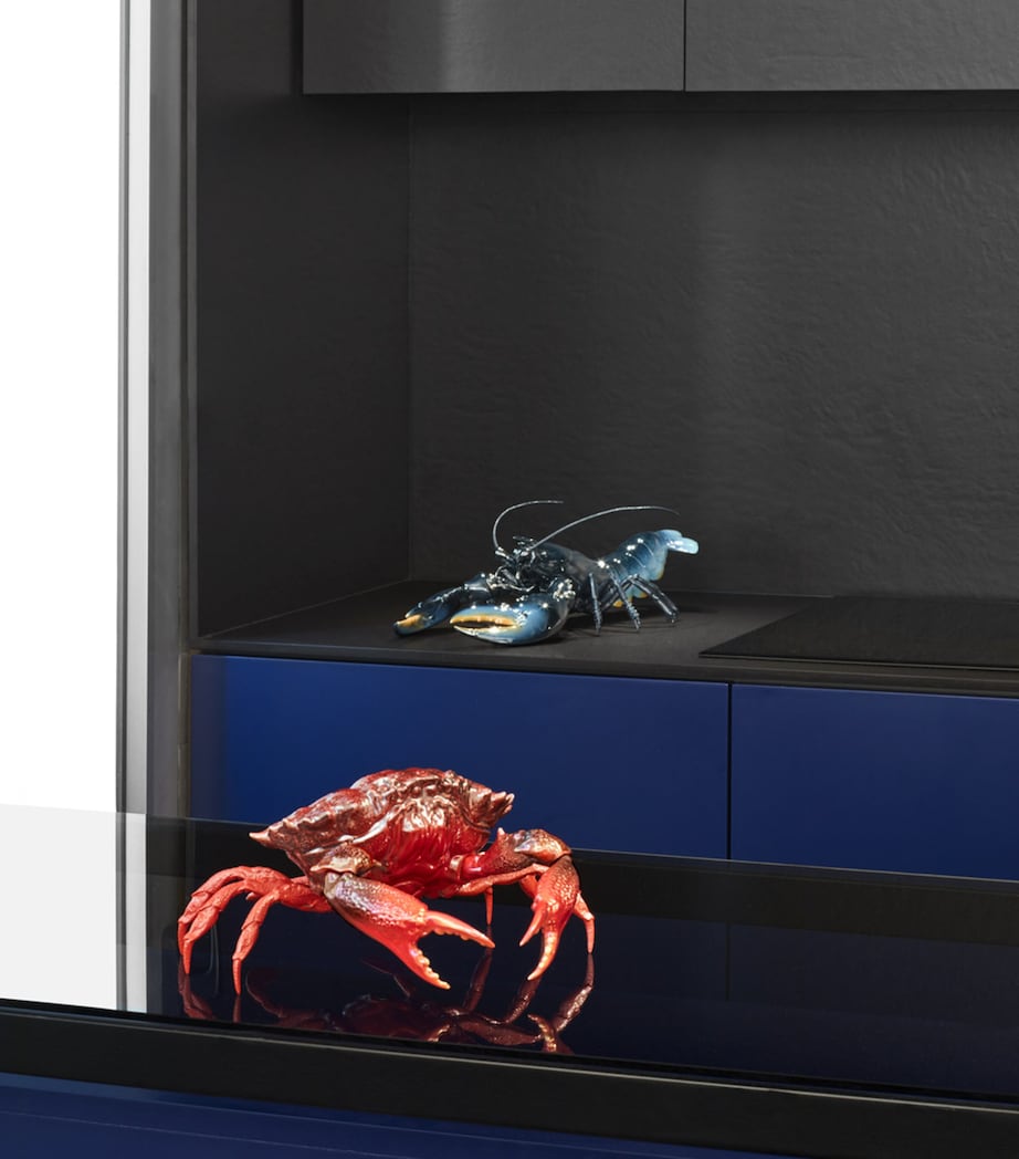 Porcelain Lobster Sculpture BLUE Image 3