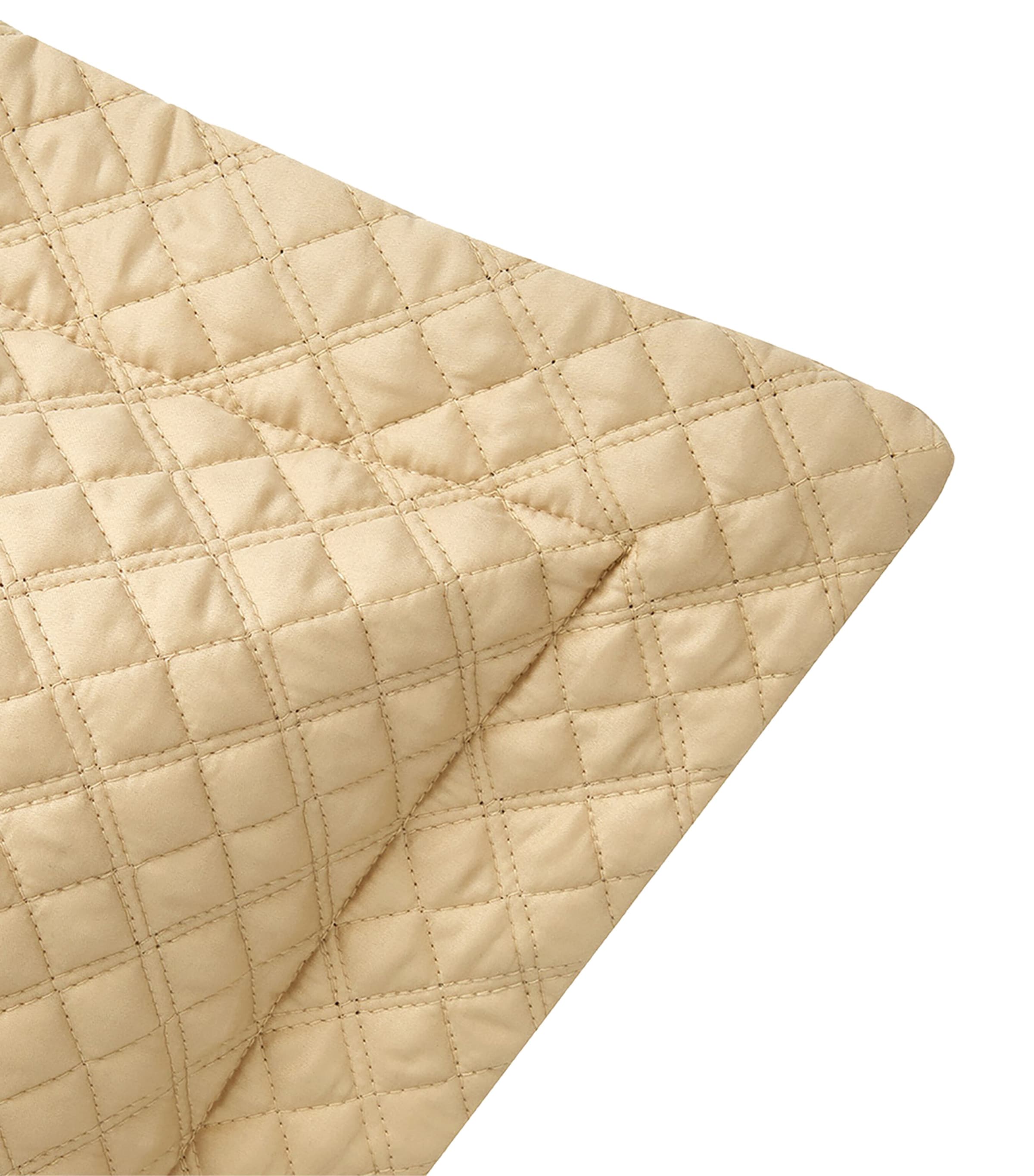 Organic Cotton Sateen Quilted Pillowcase (65cm x 65cm) COASTAL Image 3