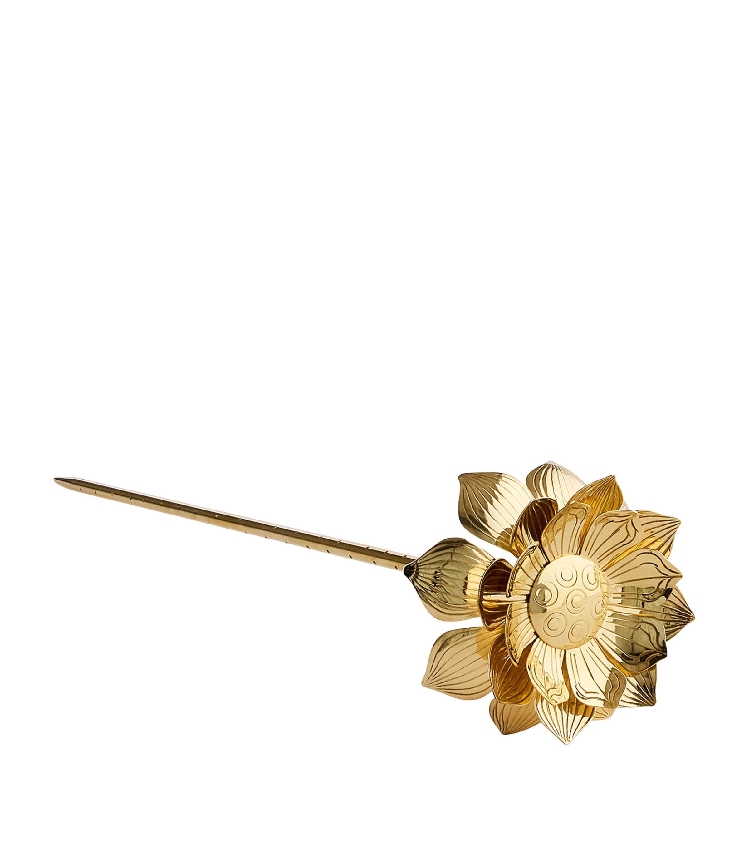 Brass 7-Piece Flower Bouquet GOLD Image 4