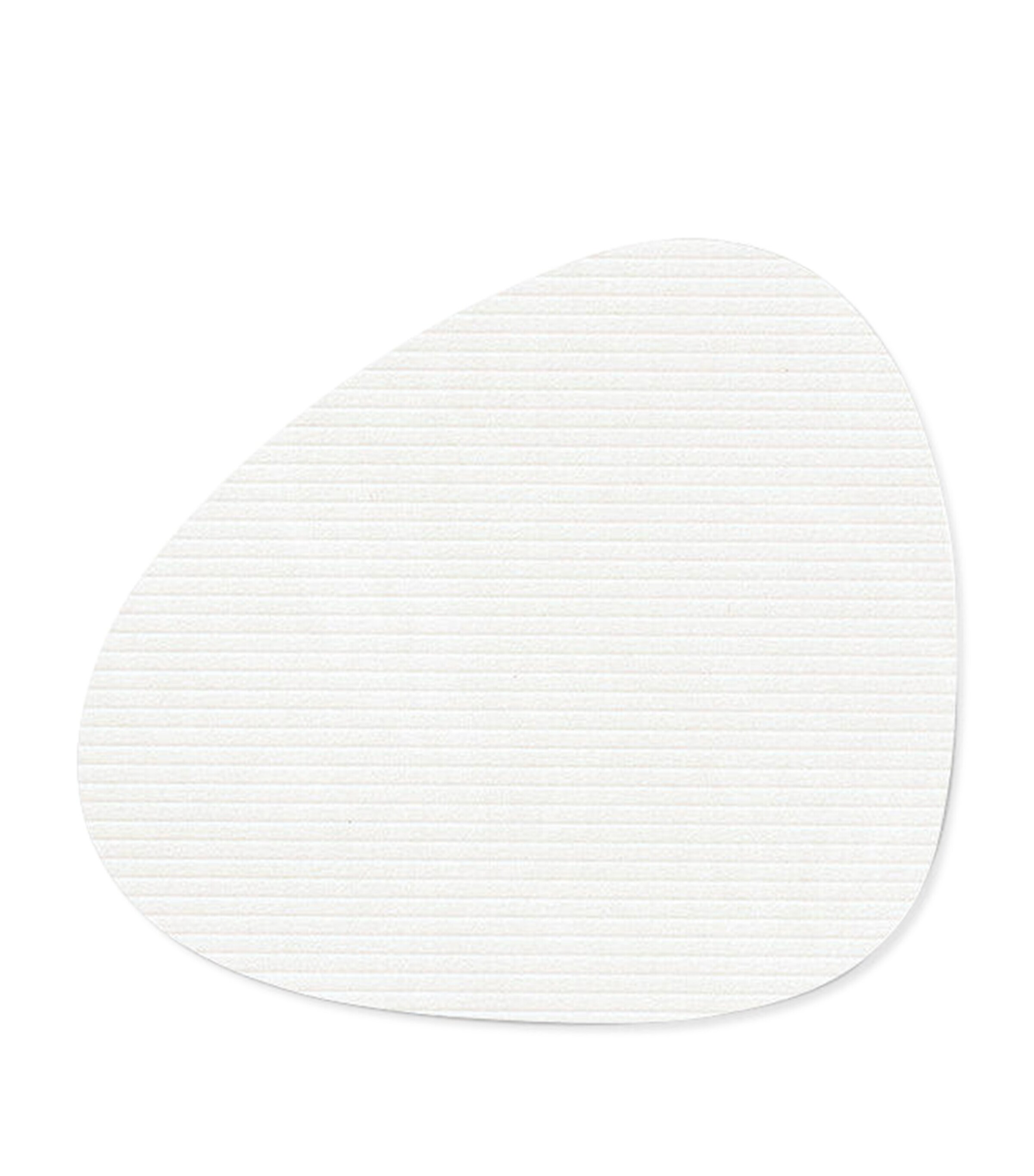 LIND DNA Curve Corduroy Coasters (Set of 4) White Image 2