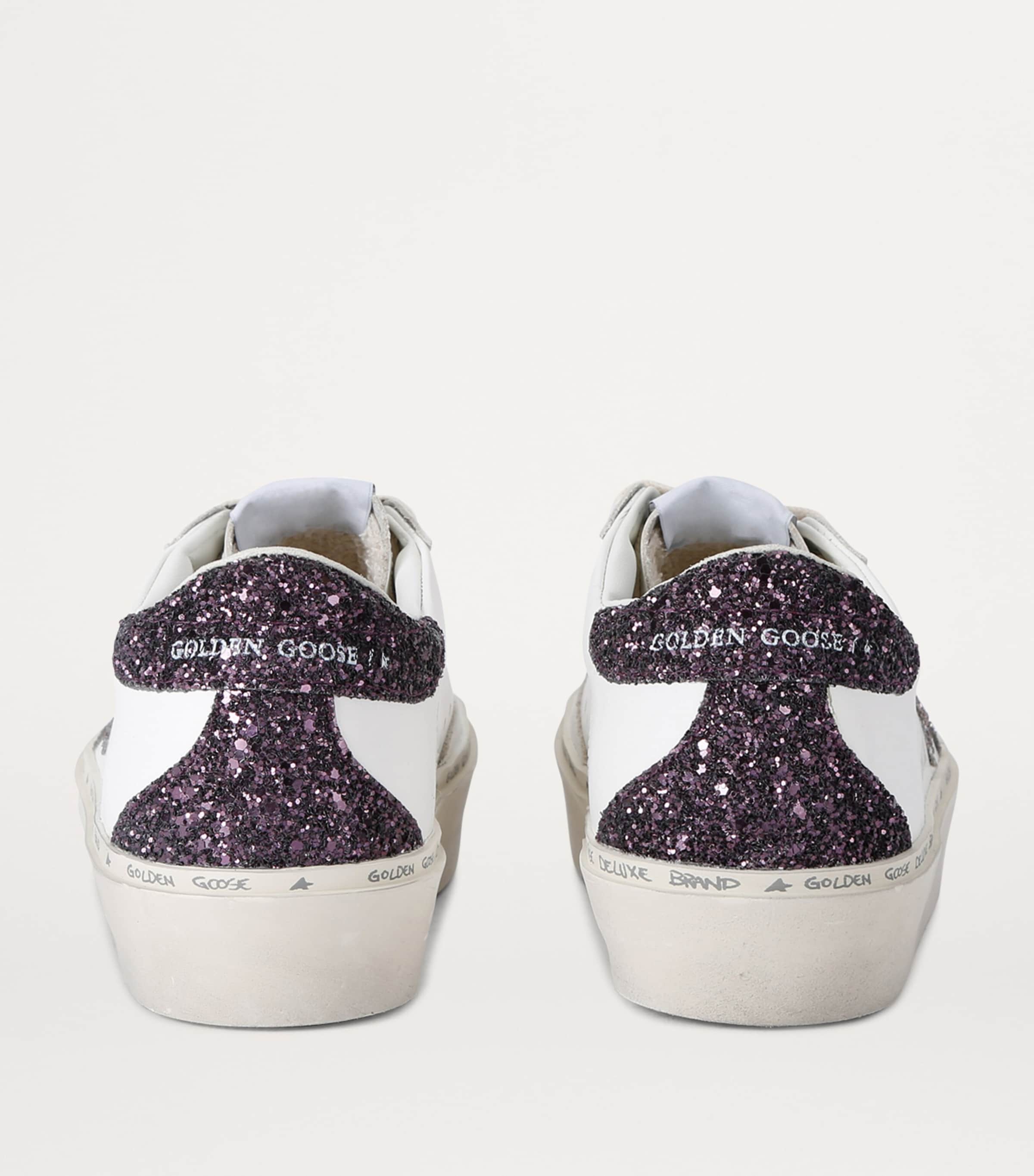 Golden Goose Leather Embellished Hi Star Sneakers | Harrods HK