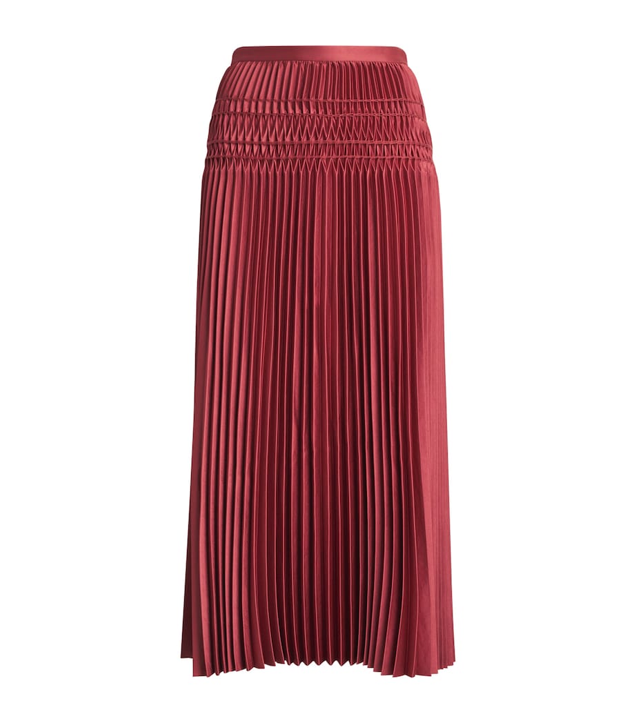 Hayes Pleated Midi Skirt MULBERRY Image 1