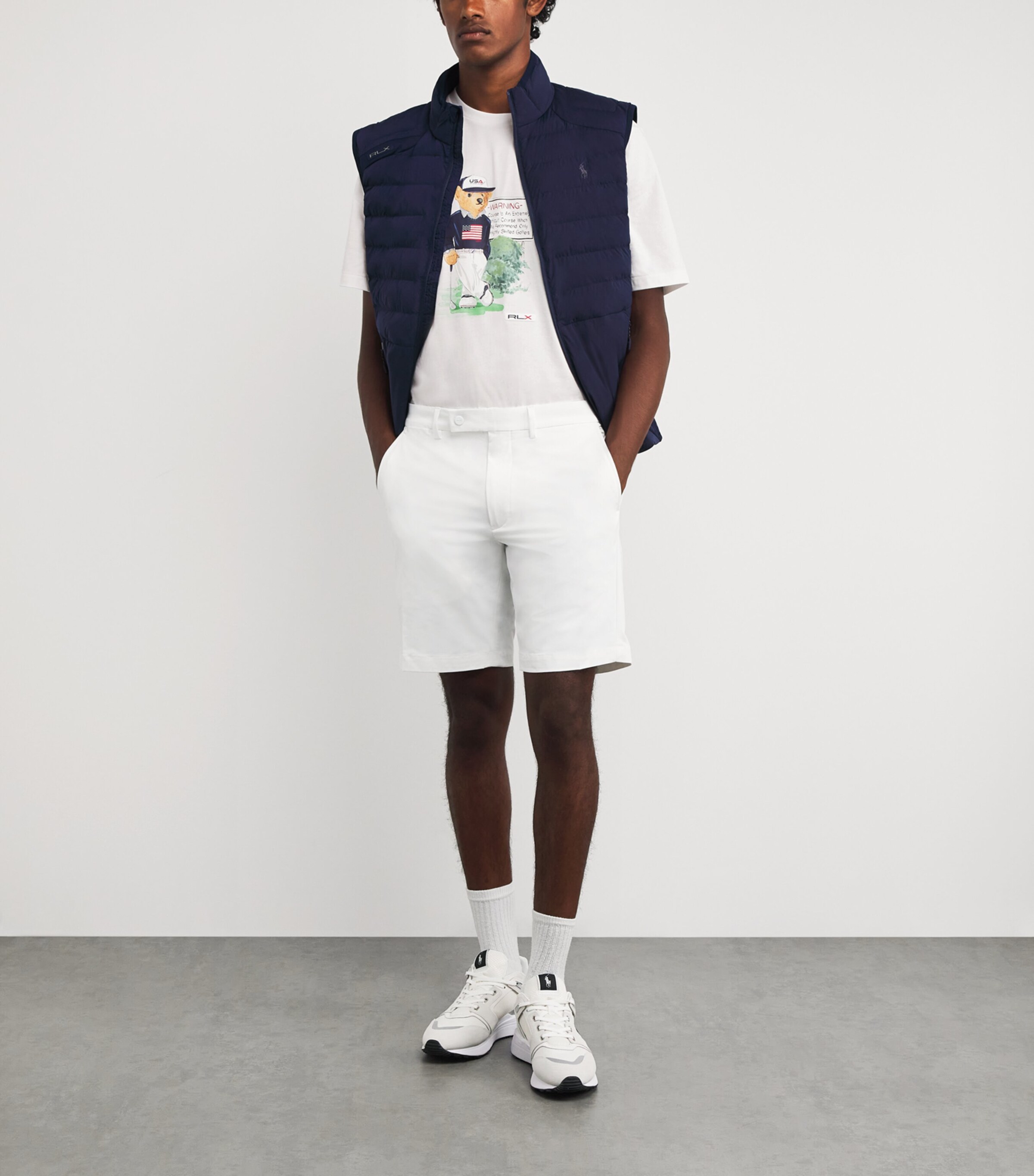 Cotton Ryder Cup Polo Bear T-Shirt CERAMIC WHITE Image 2