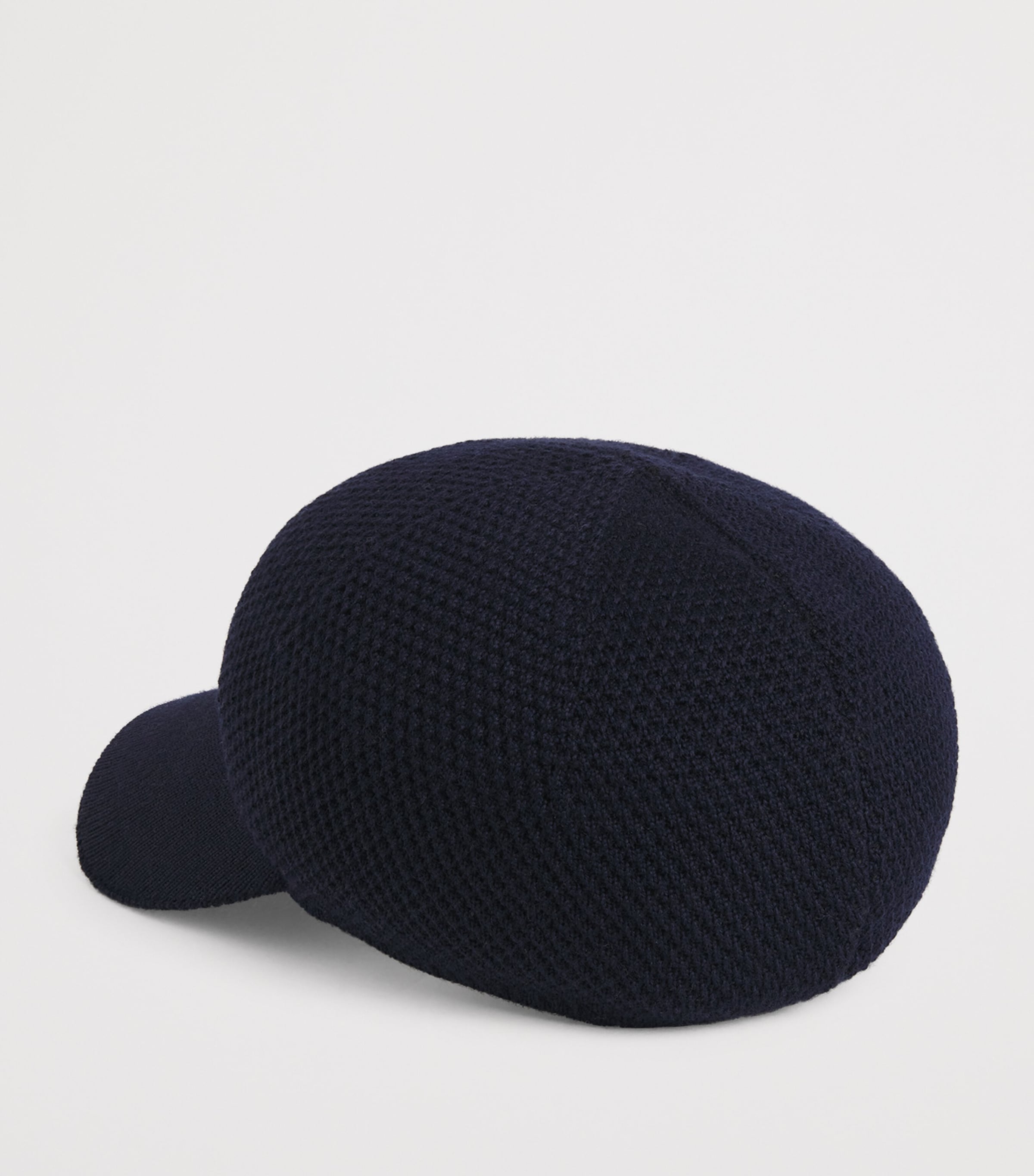 Wool-Blend Knitted Baseball Cap MIDNIGHTBLUE Image 3