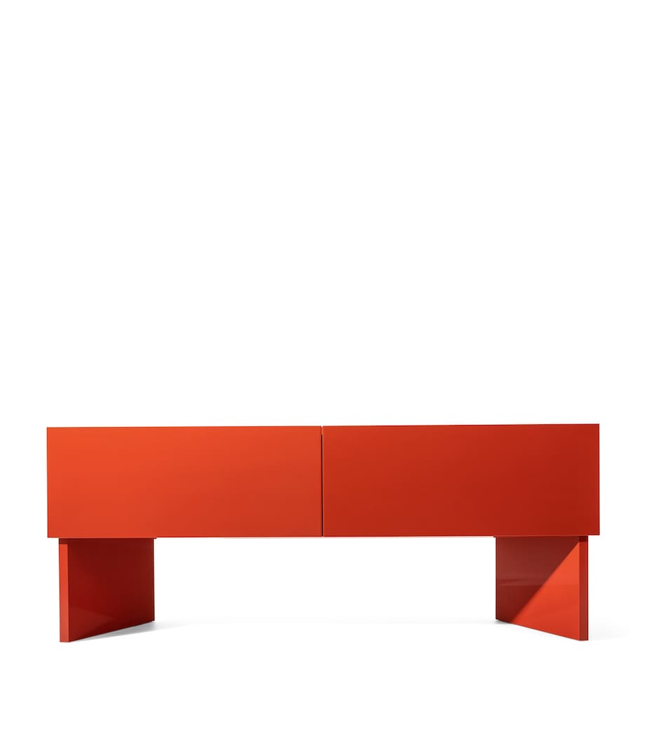 Glossy Hayama Cabinet RED Image 1