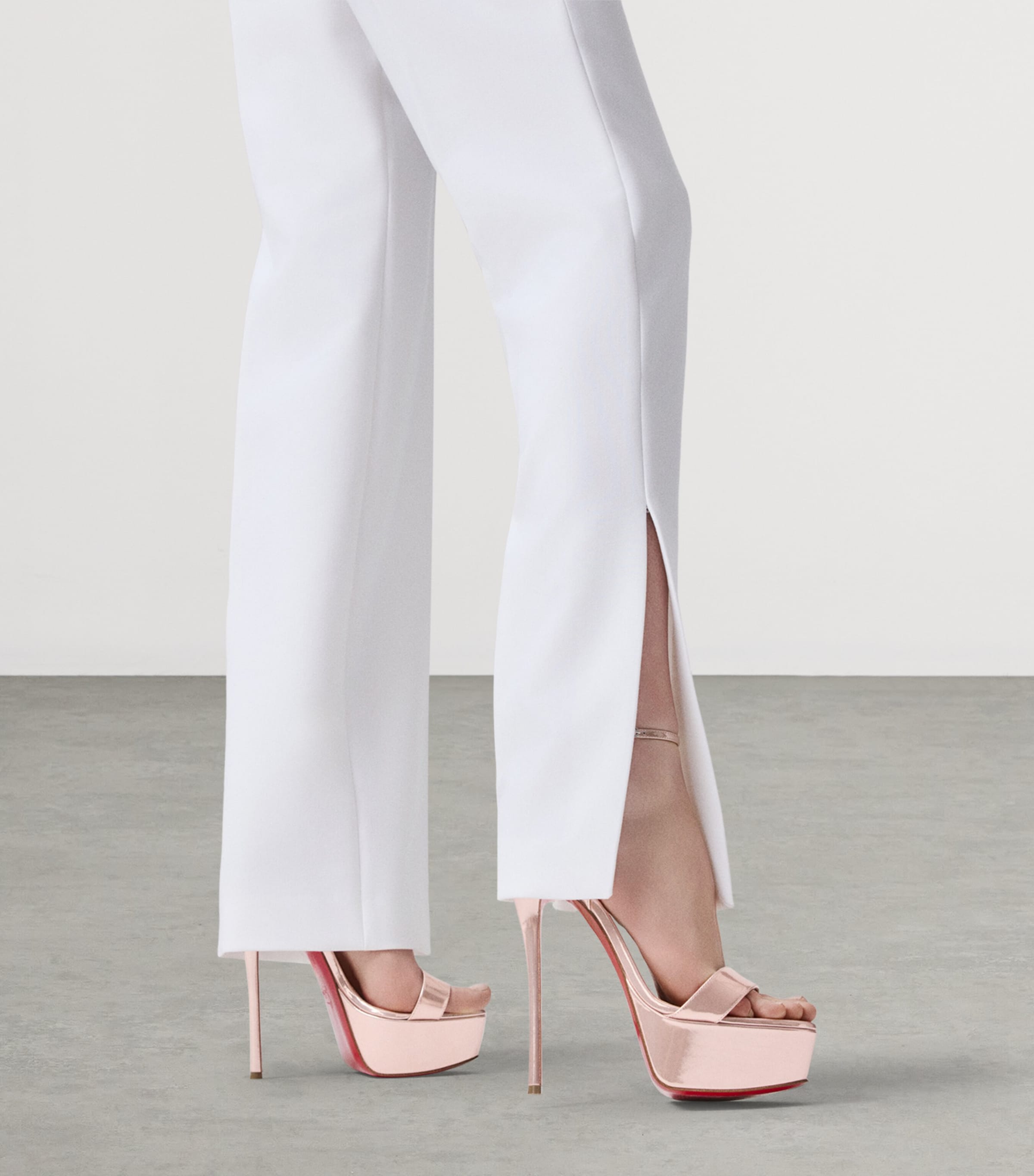 Christian Louboutin Loubi Queen Alta Patent Leather Sandals 150 Image 2