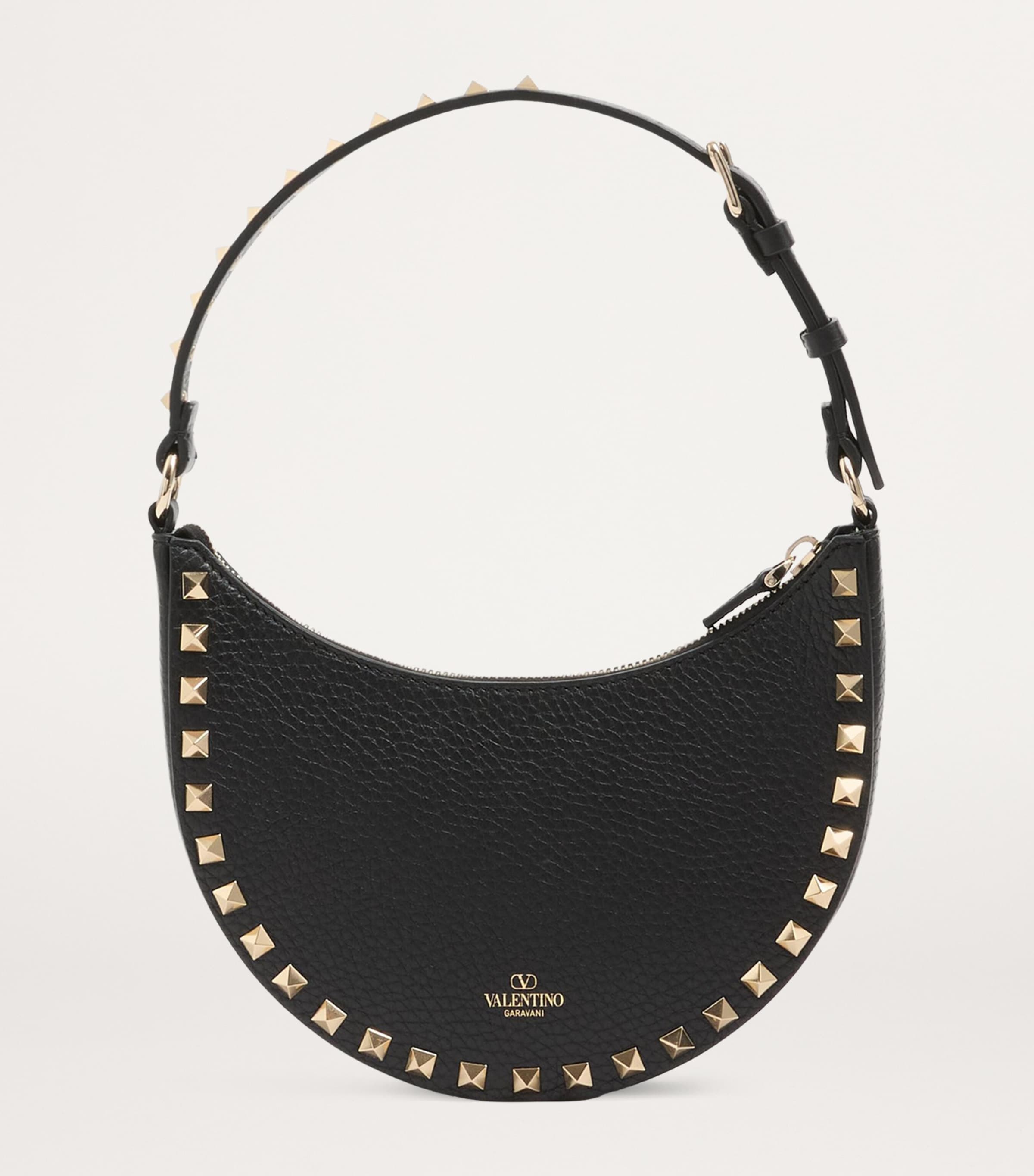 Mini Leather Rockstud Shoulder Bag 0NO Image 2