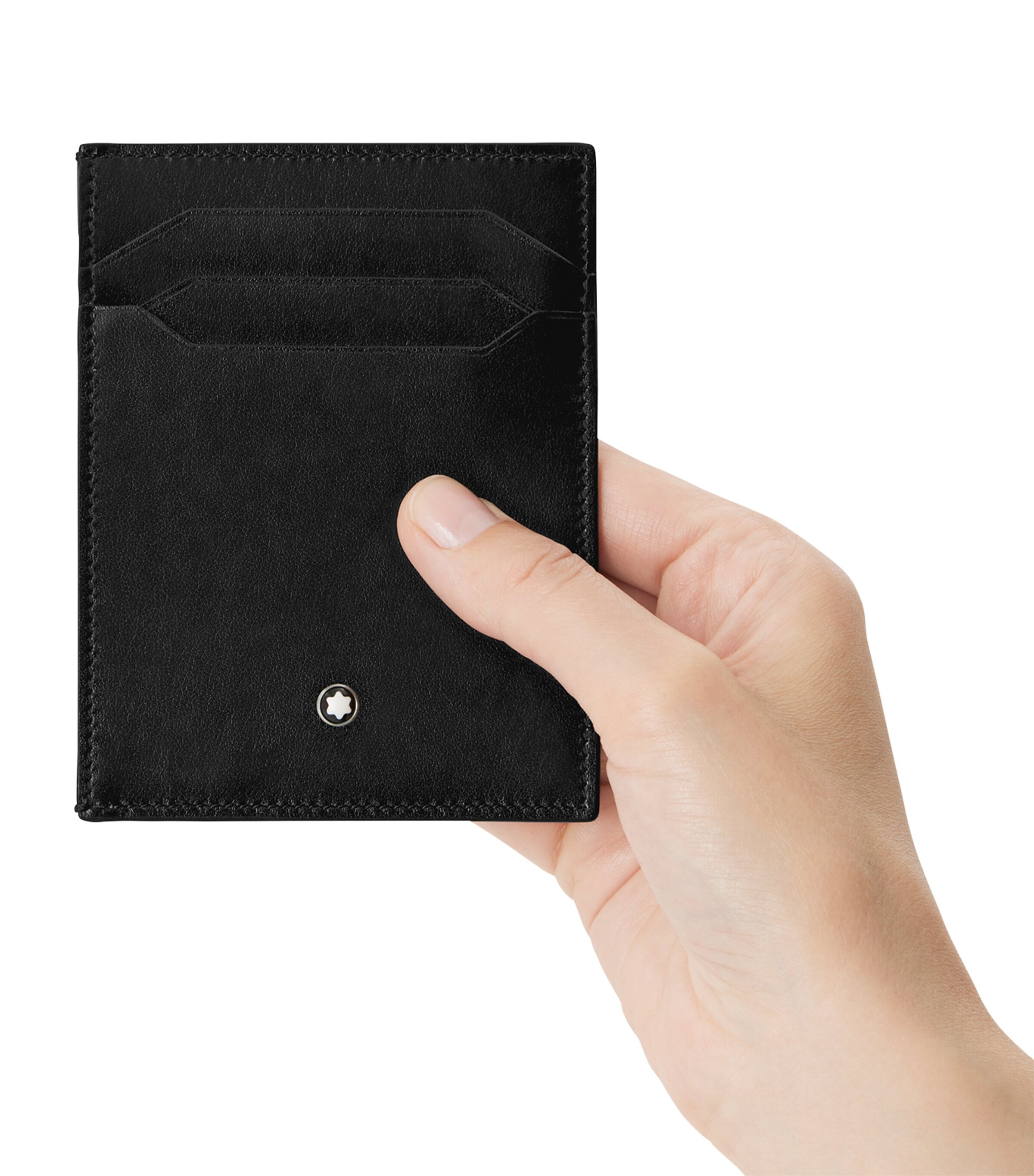 Montblanc Meisterstück 4cc Card Holder Black Image 4