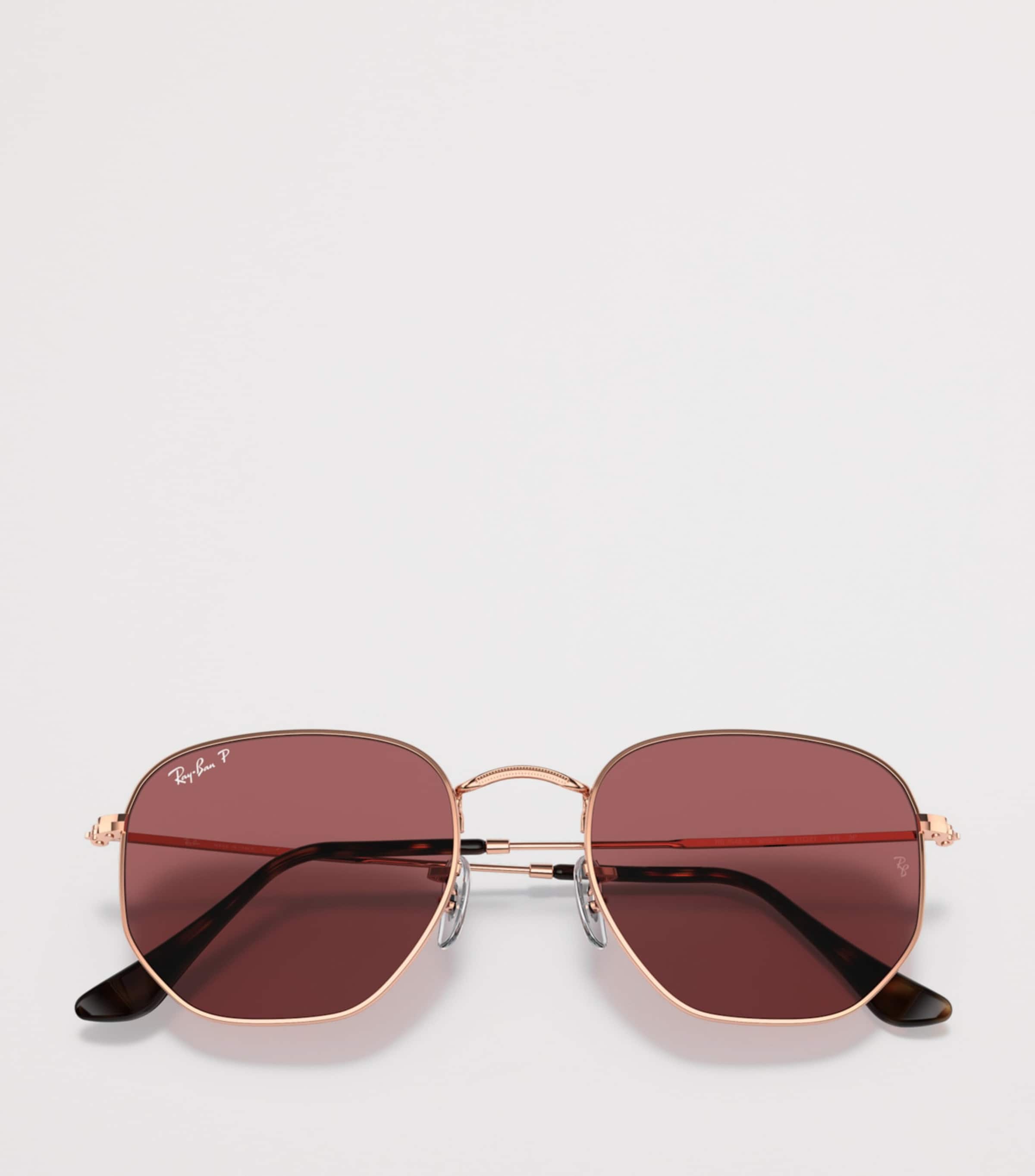 Ray-Ban RB3548N Hexagonal Flat Lenses Irregular Sunglasses Image 5