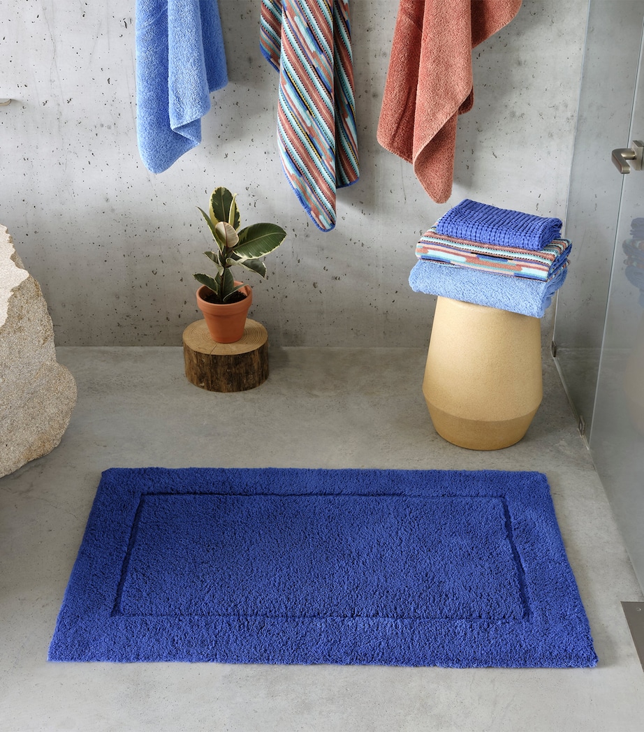 Abyss & Habidecor Egyptian Cotton Must Bath Mat (50cm x 80cm) Blue Stone Image 5