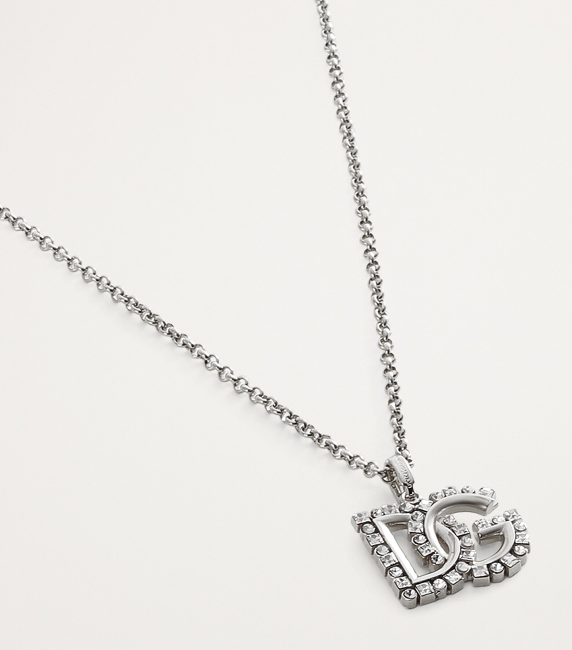 DG Logo Necklace 87655-SILVER/PALLADI Image 2