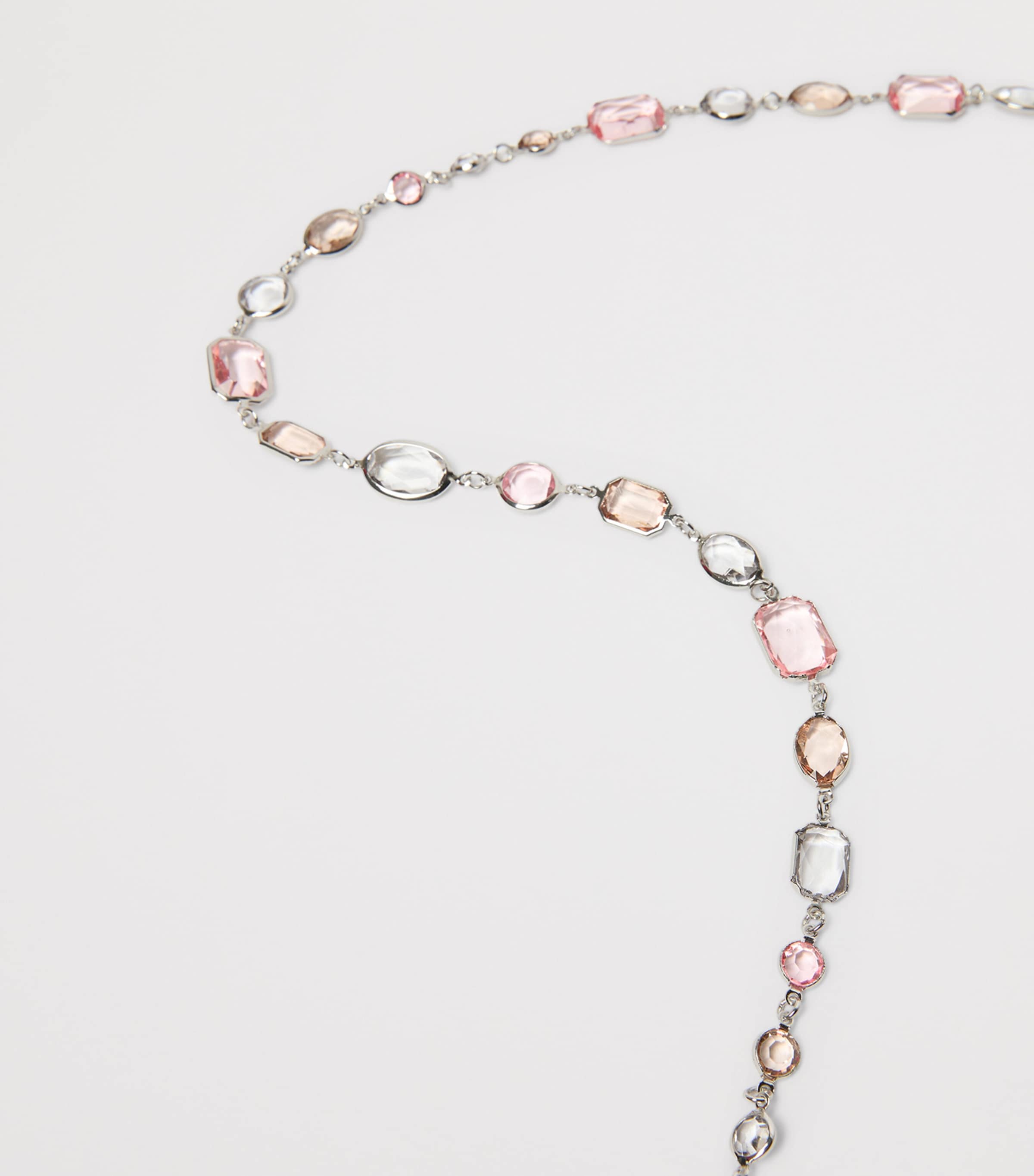 Marina Rinaldi Crystal-Embellished Necklace Powder Image 4