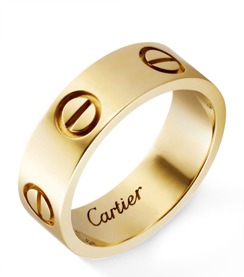 Yellow Gold LOVE Ring MULTI Image 3