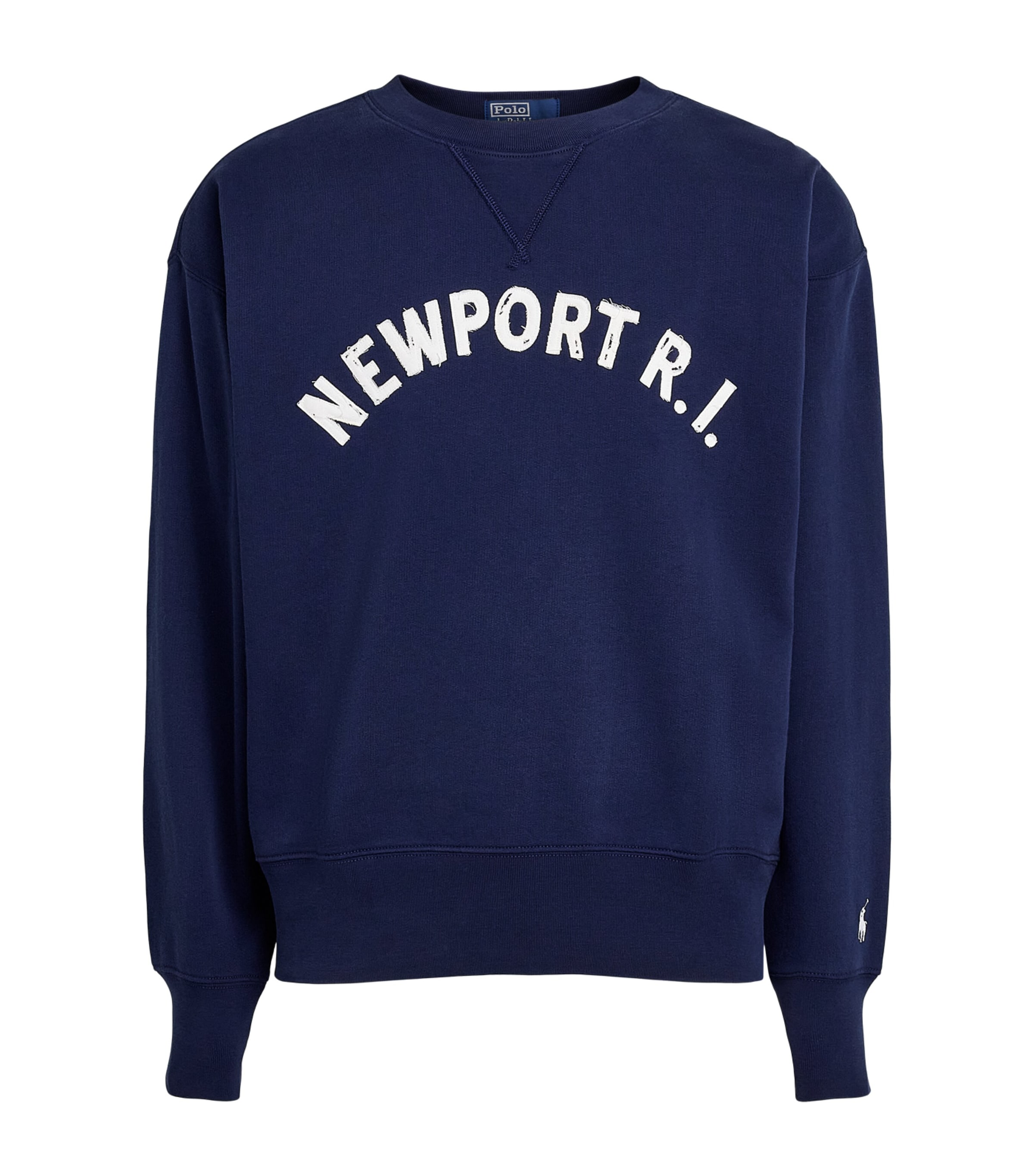 Polo Ralph Lauren Mens Cotton Newport Sweatshirt Newport Navy Image 1