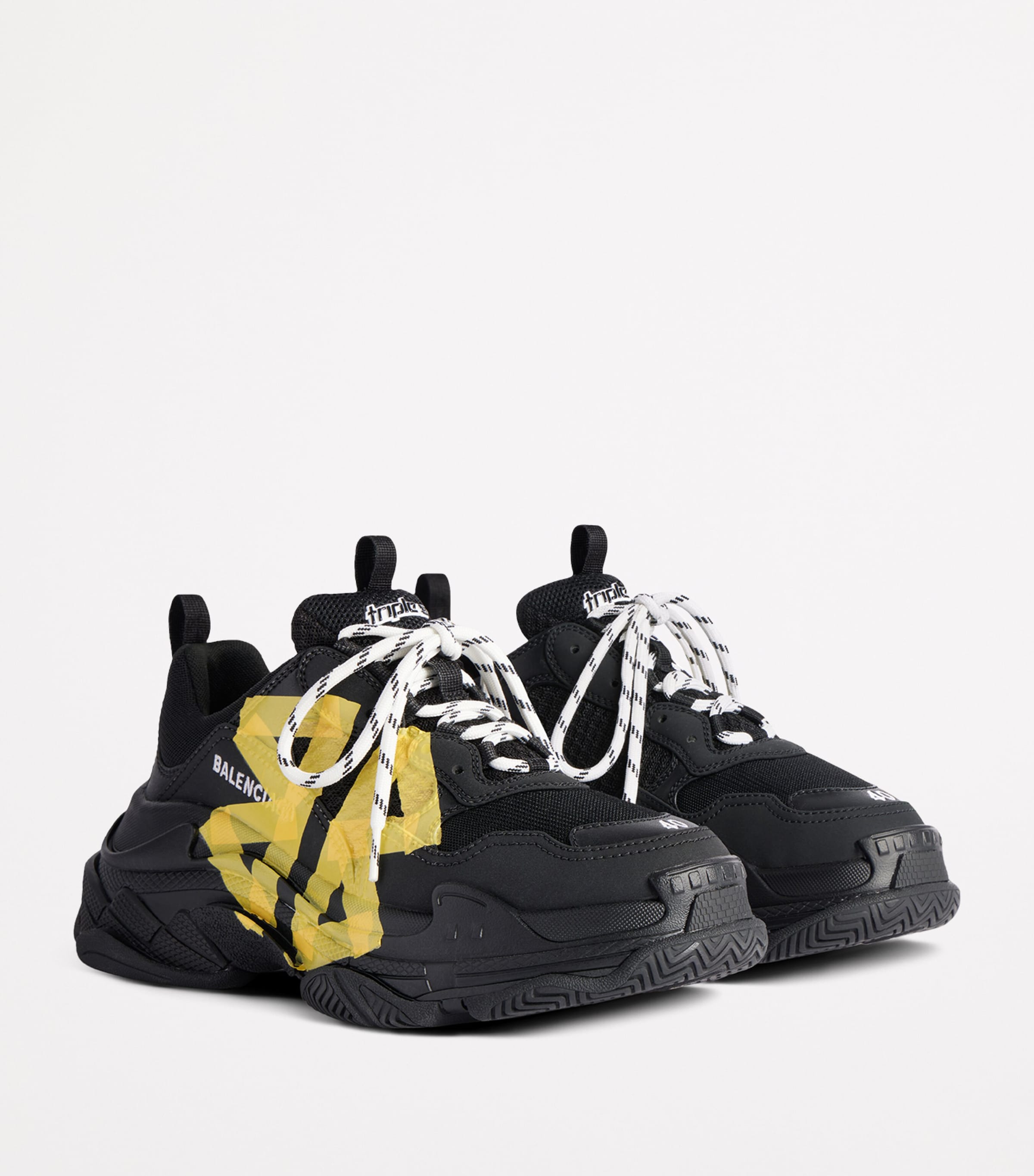 【25SS】BALENCIAGA Tape Type TripleS スニーカー ロゴ Balenciaga Triple S Tape Logo Sneakers | Harrods US