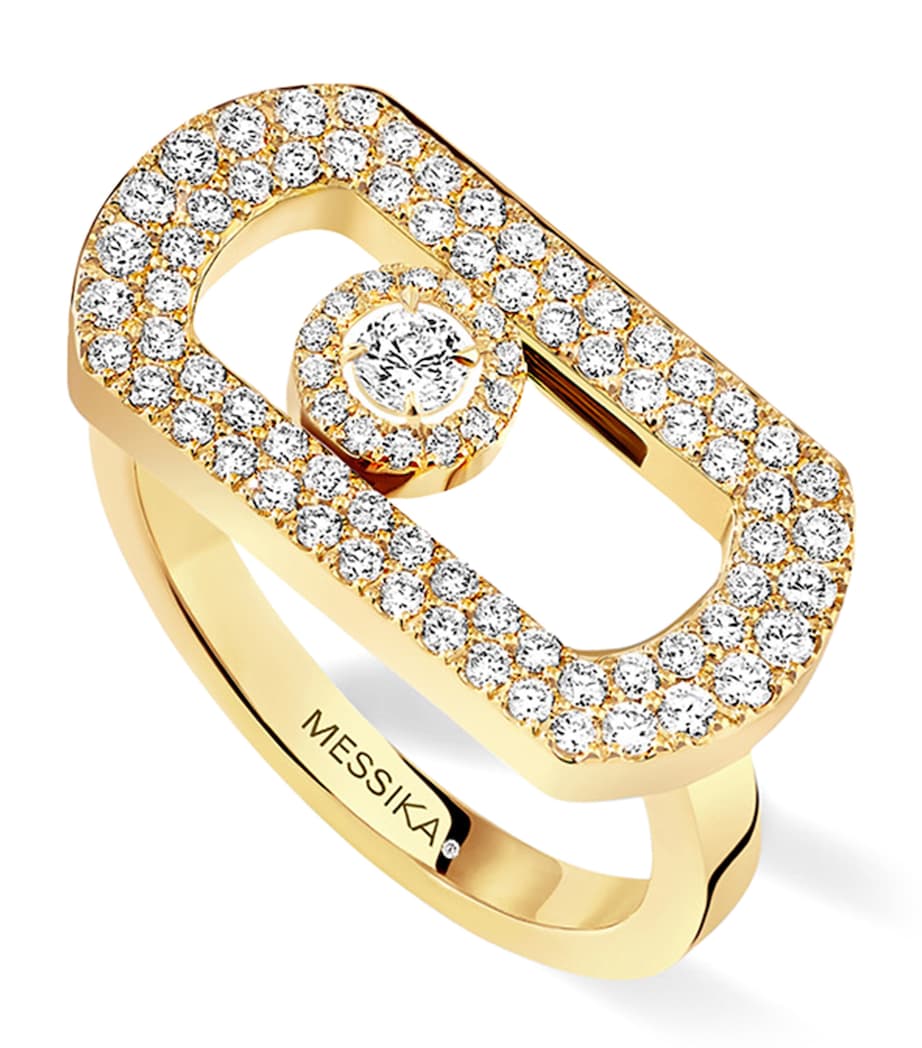 Yellow Gold and Diamond So Move Ring YELLOW GOLD Image 1