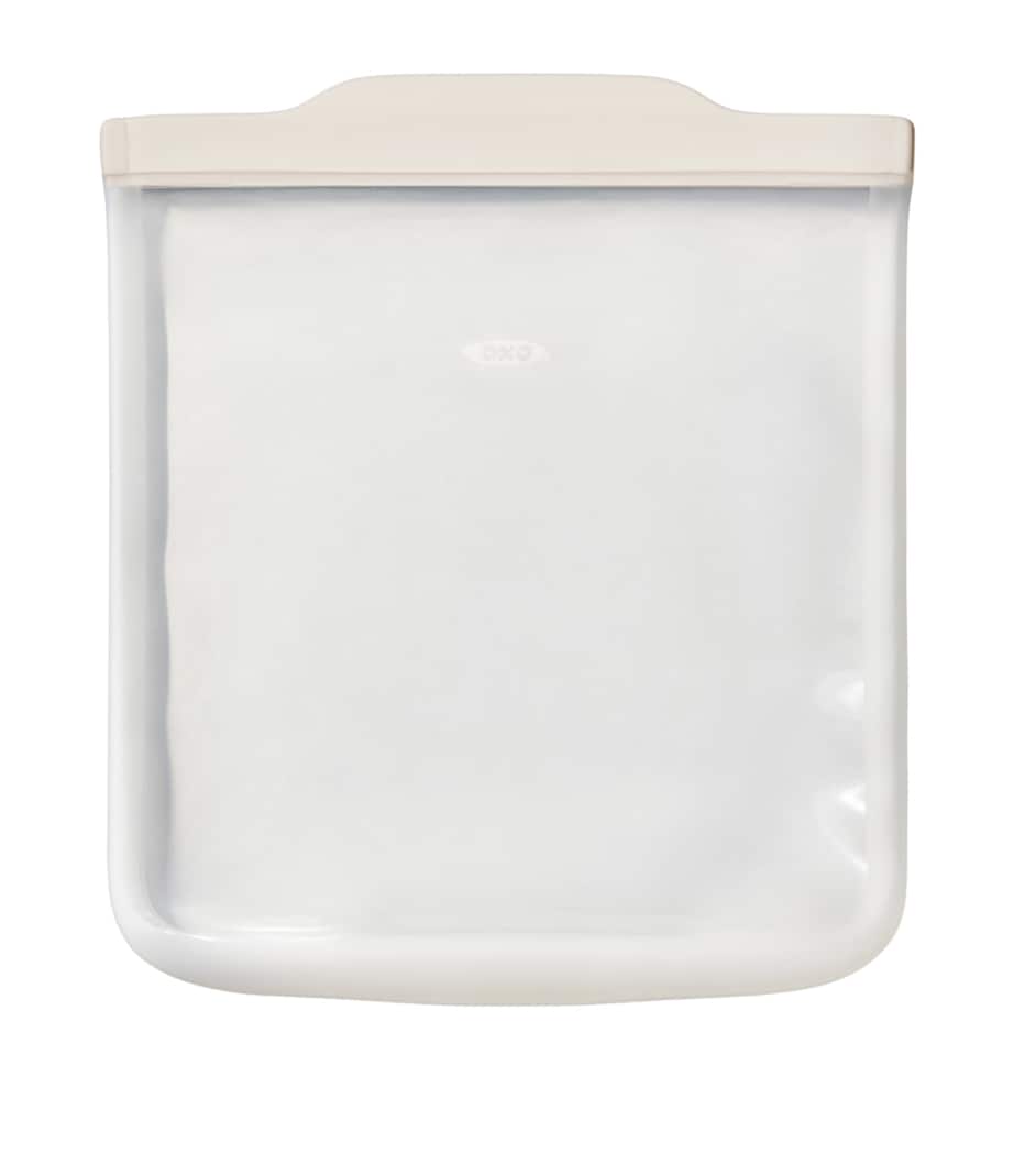 Silicone Reusable Bag (1.8L) CLEAR/WHTE Image 1