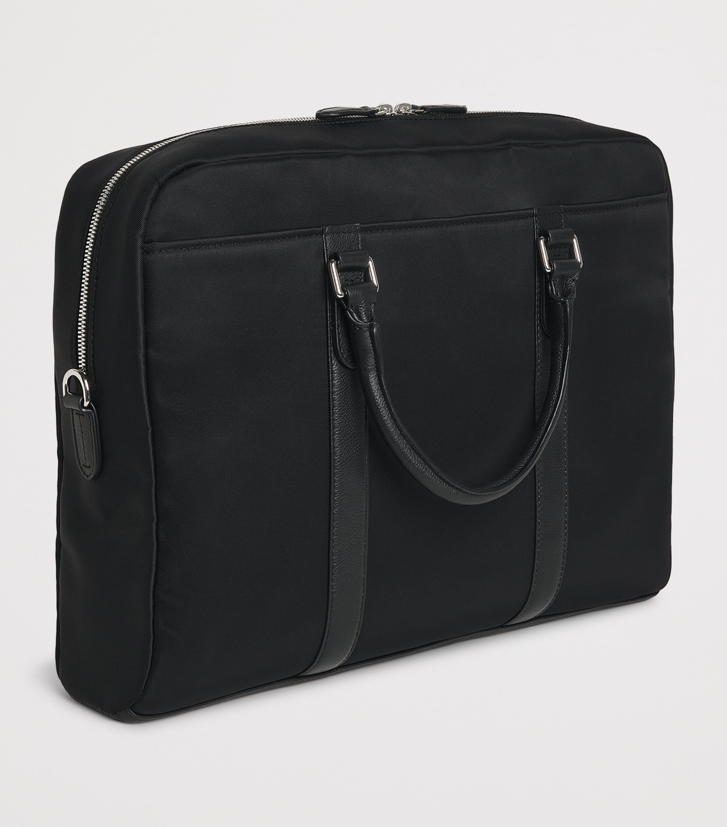 Harrods Nylon Briefcase Black Image 3