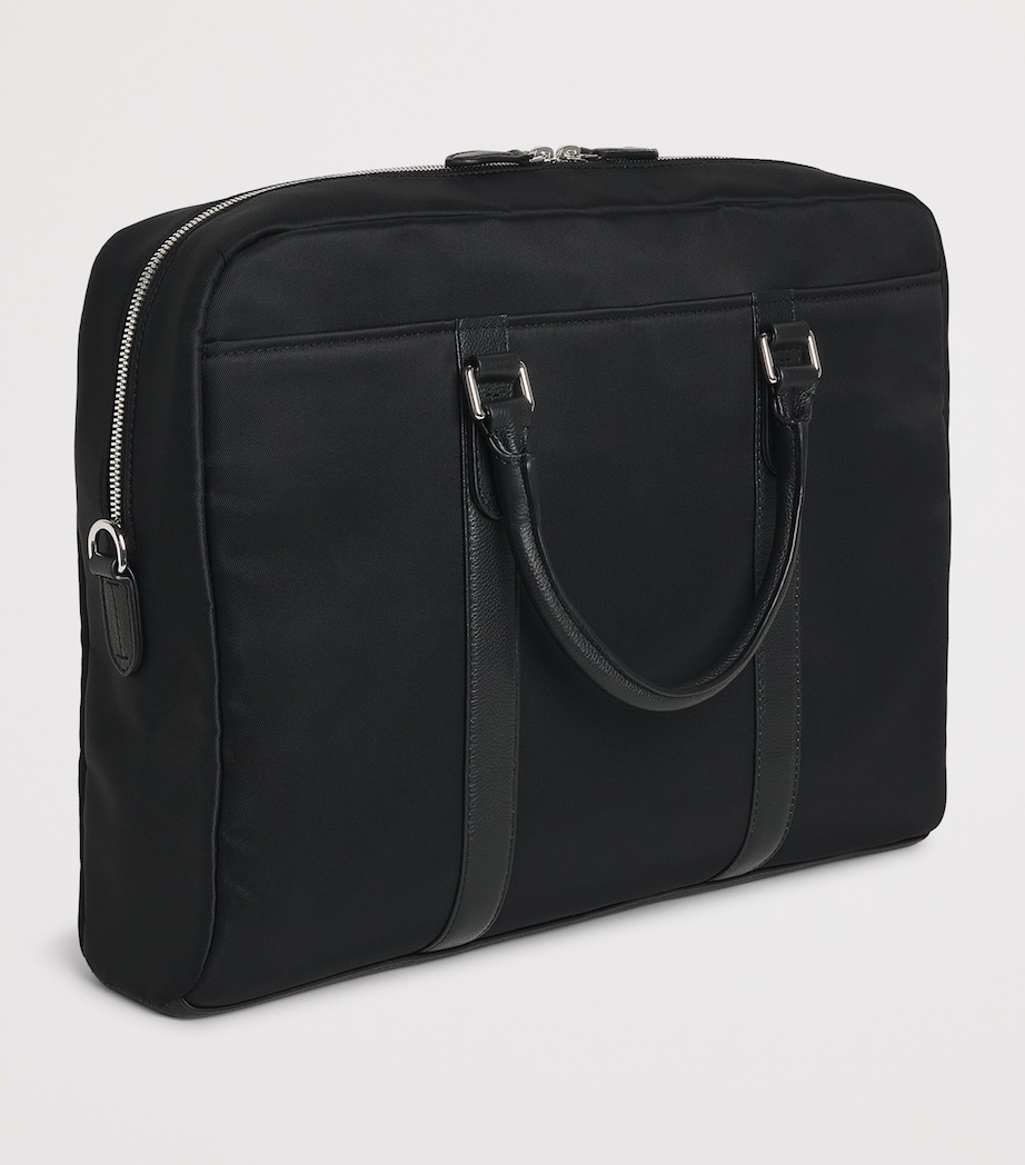 Harrods Nylon Briefcase Black Image 3