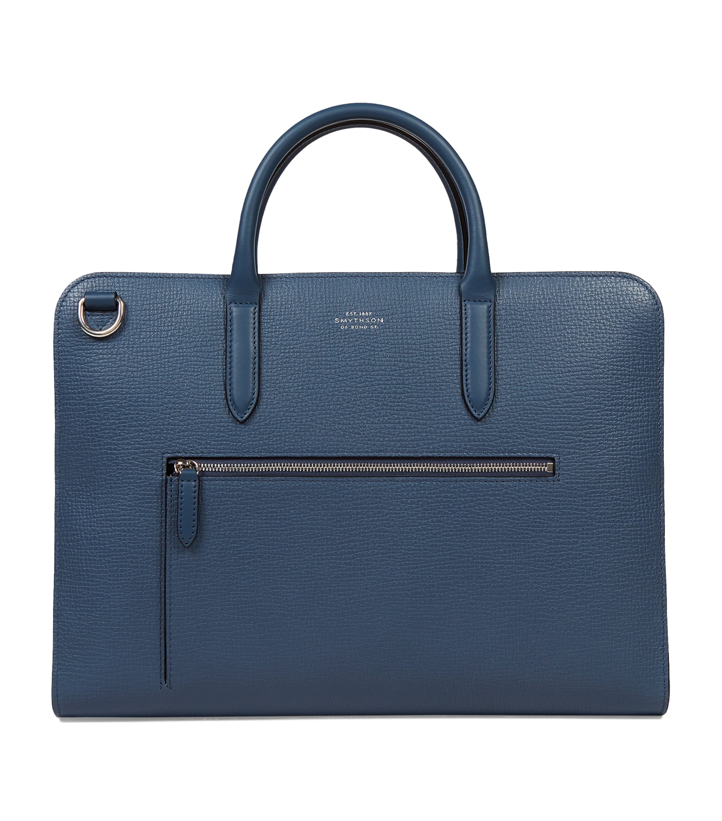 Leather Ultra Slim Briefcase ADMIRAL BLUE Image 1