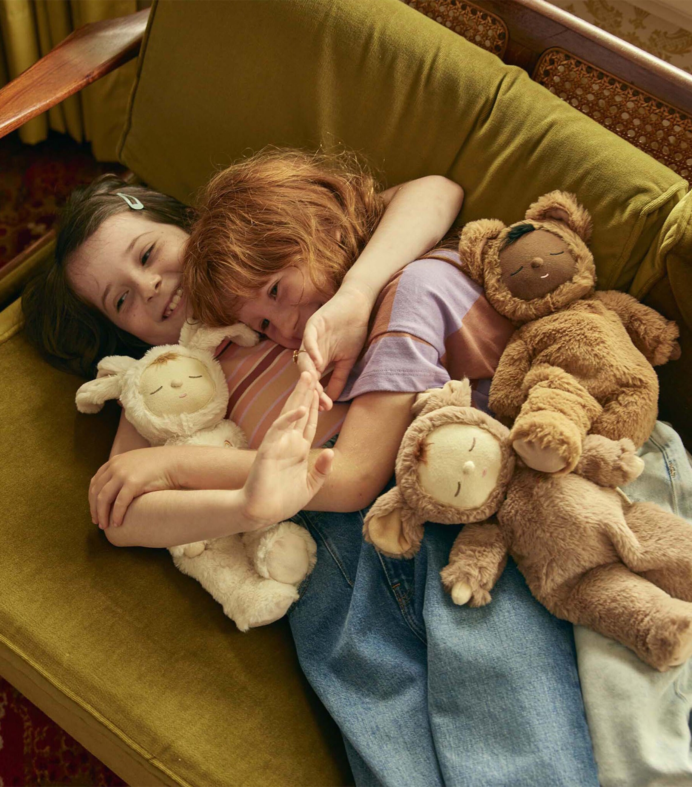 Olli Ella Cozy Dinkums Bunny Moppet (37cm) Image 6