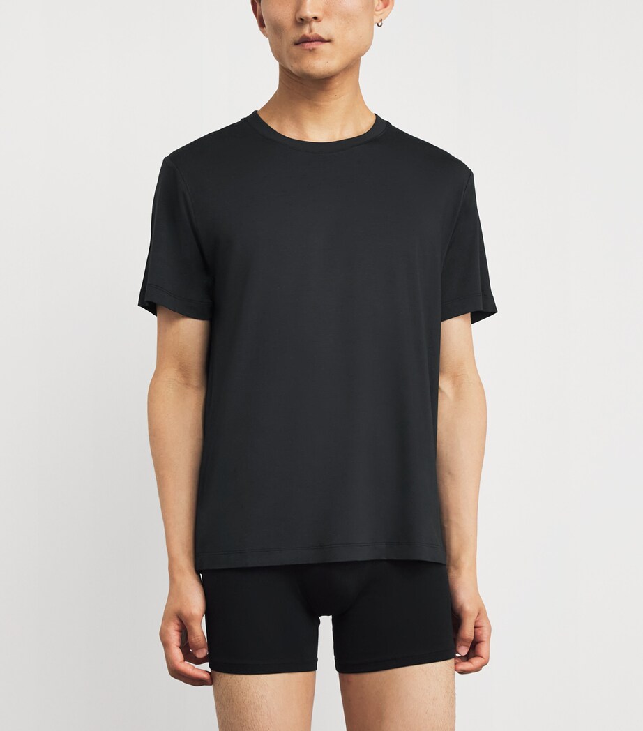 CHÉ Mens Modal-Blend Body T-Shirt Black Image 2