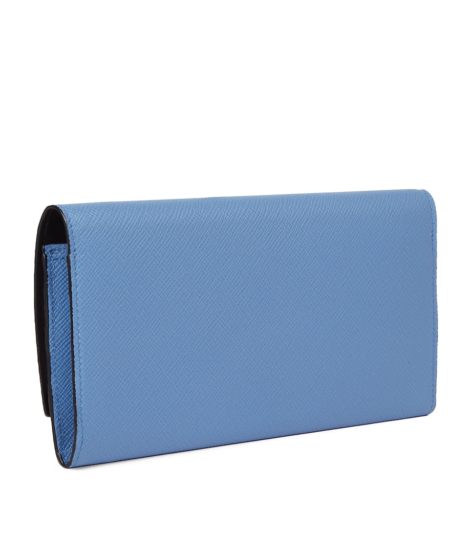 Leather Marshall Travel Wallet NILE BLUE Image 5