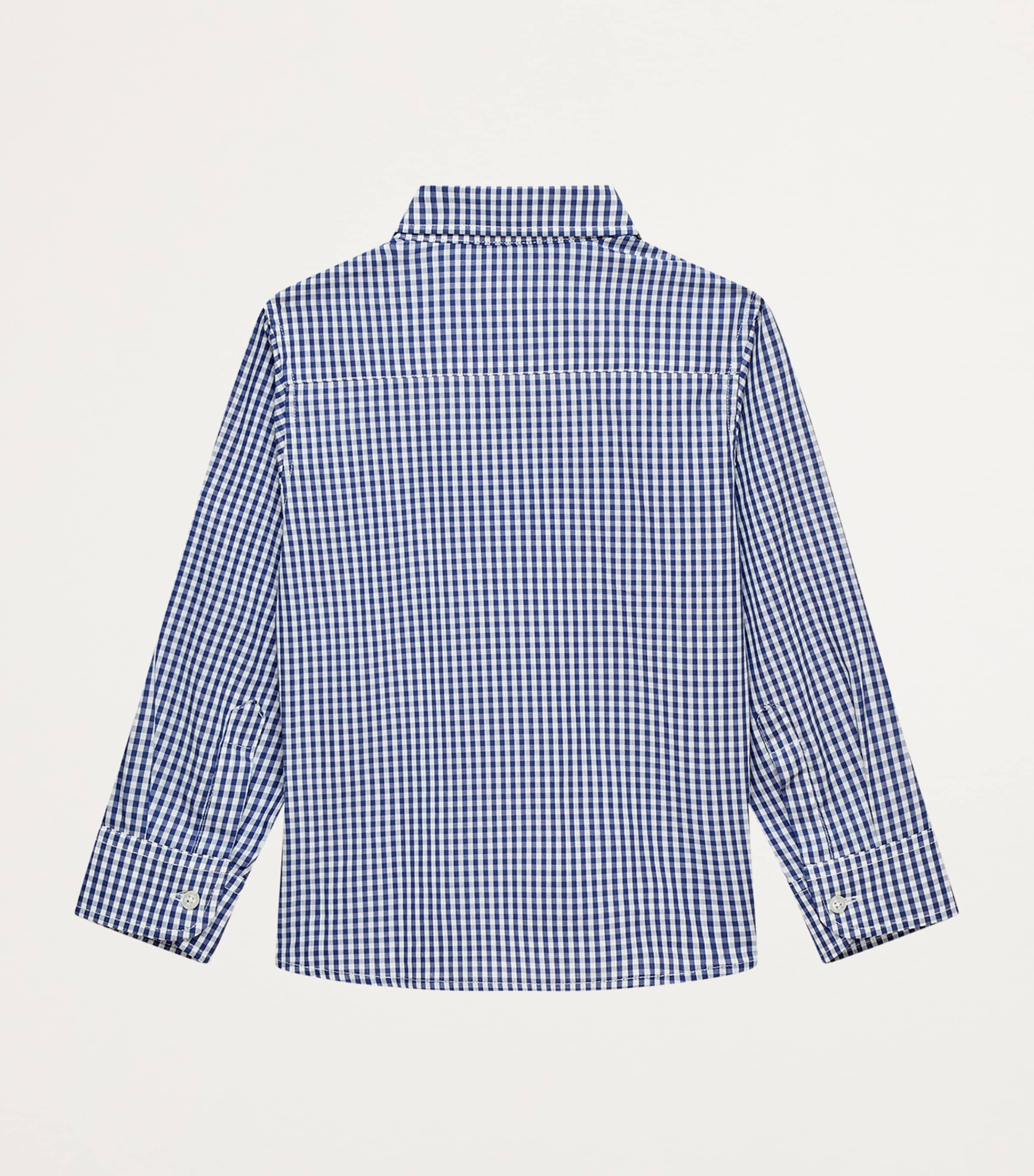 Check Thomas Shirt (2-5 Years) NAVY GINGHAM Image 2
